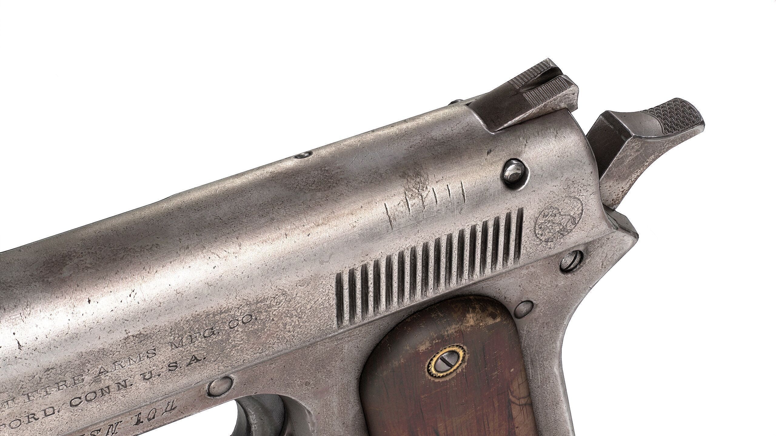PBR Colt 1900 Pistol Low-poly 3D model_3
