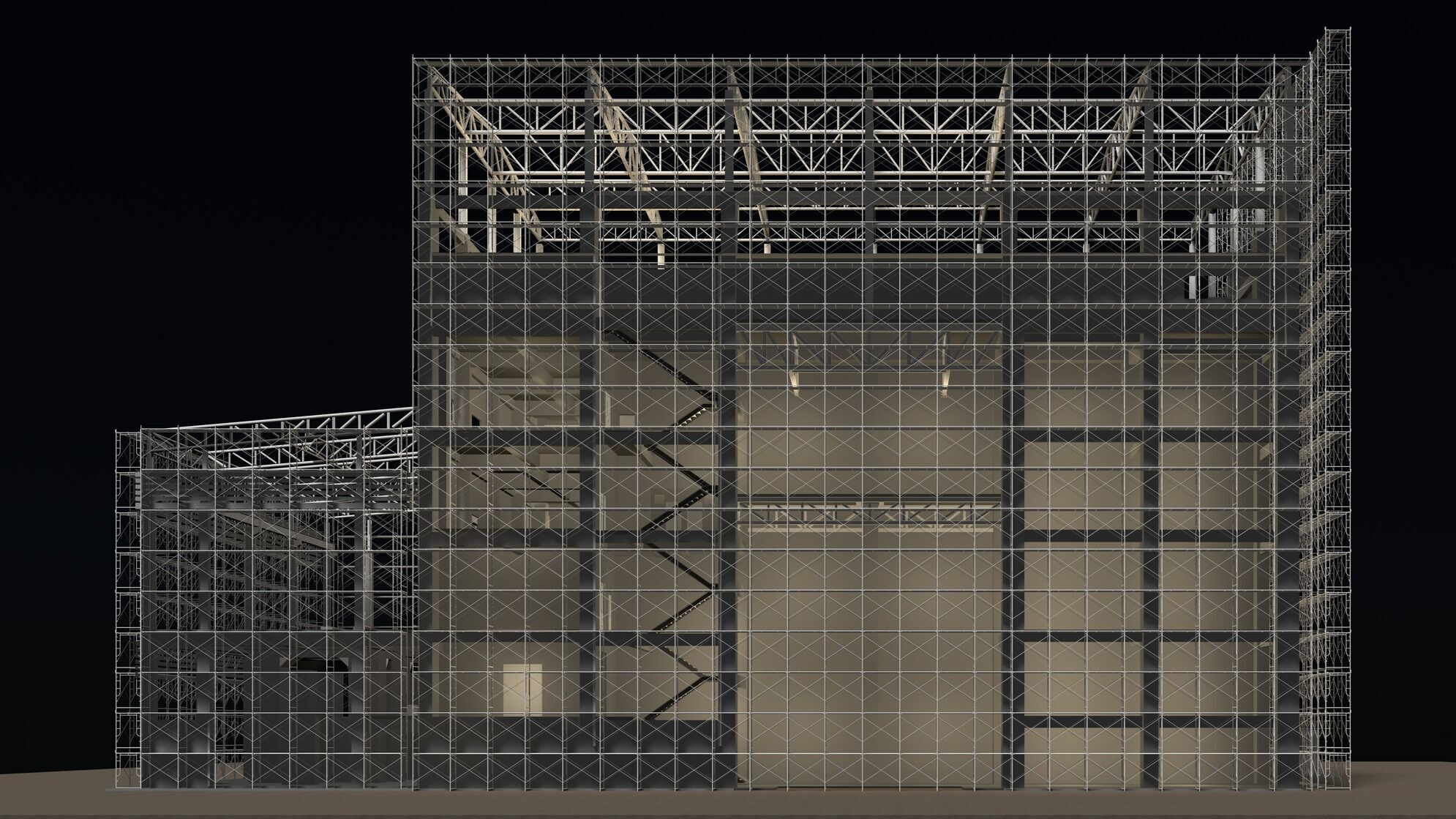 Industrial construction scene 25i10 3D model_3