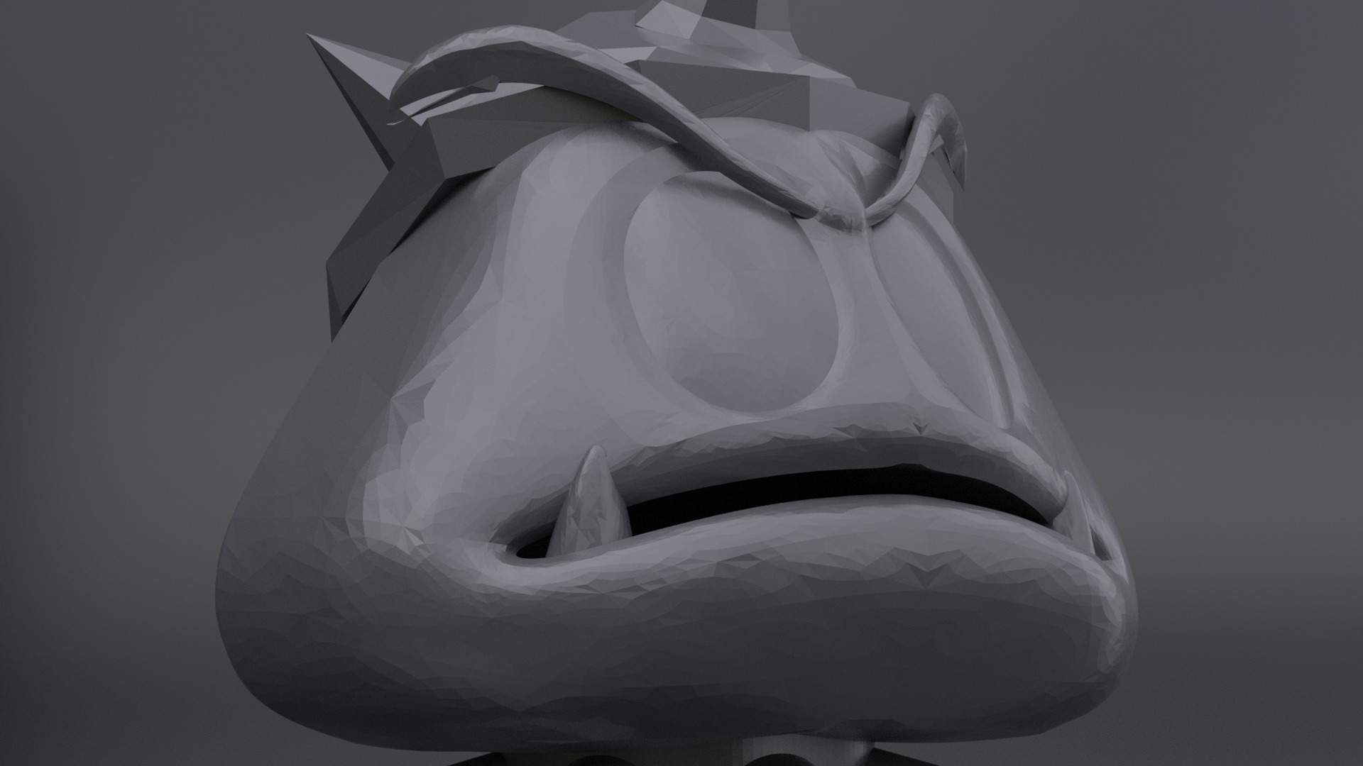 Inferno Goomba Bowser Hat 3D print model_6