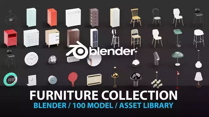 100 Furniture Models Vol 1