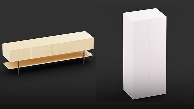 100 Furniture Models Vol 1 3D model 3
