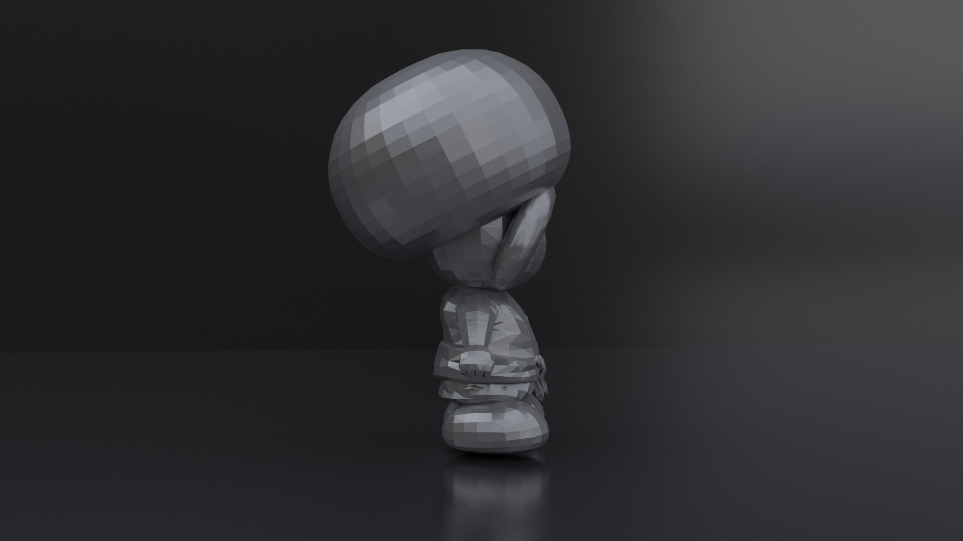 Prince Mush Paper Mario 3D print model_2