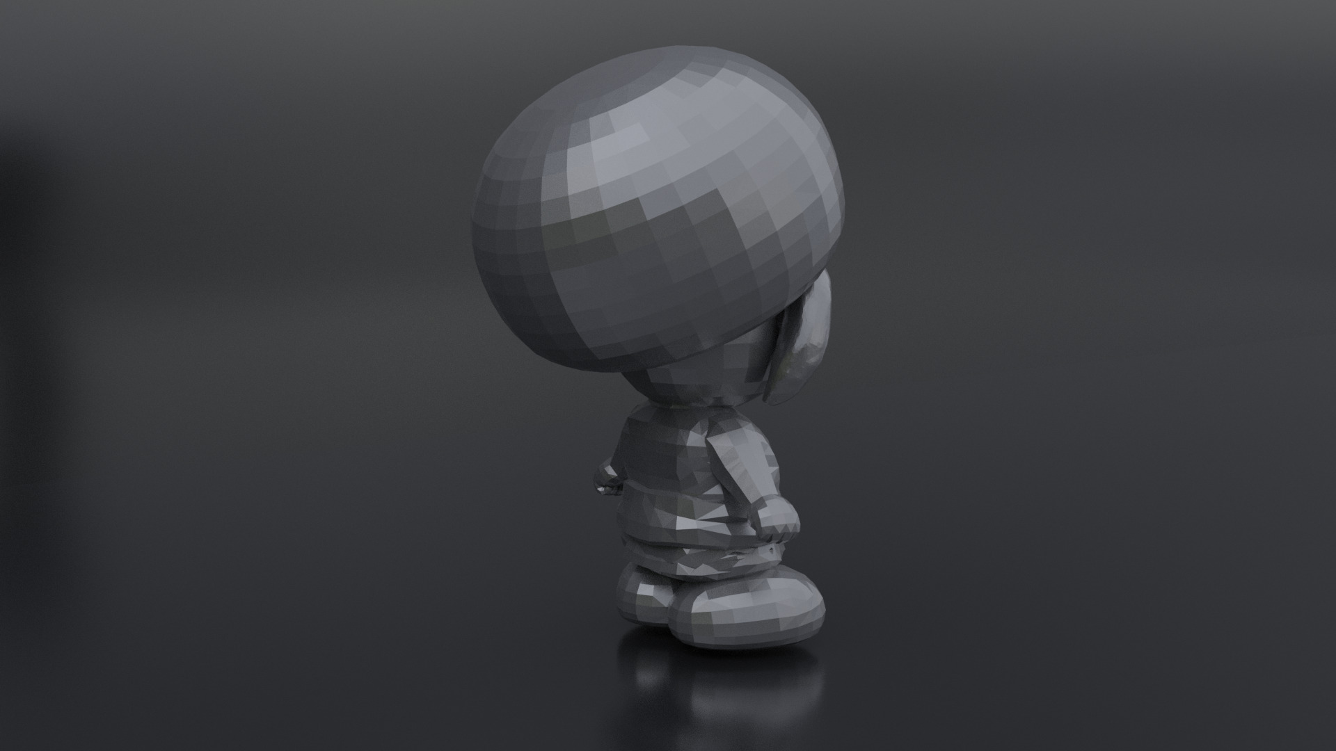 Prince Mush Paper Mario 3D print model_3