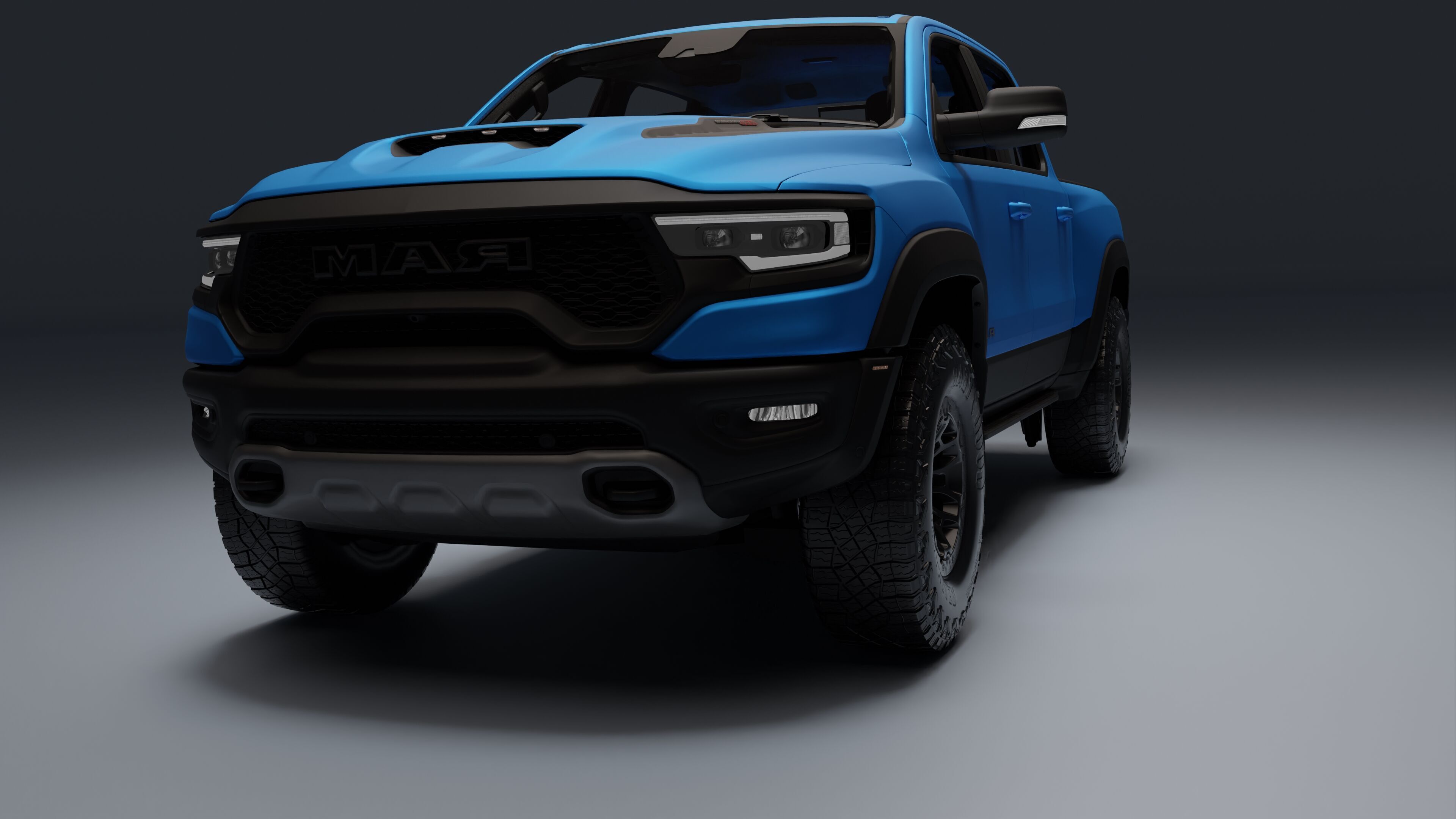 Ram 1500 TRX Low-poly 3D model_18