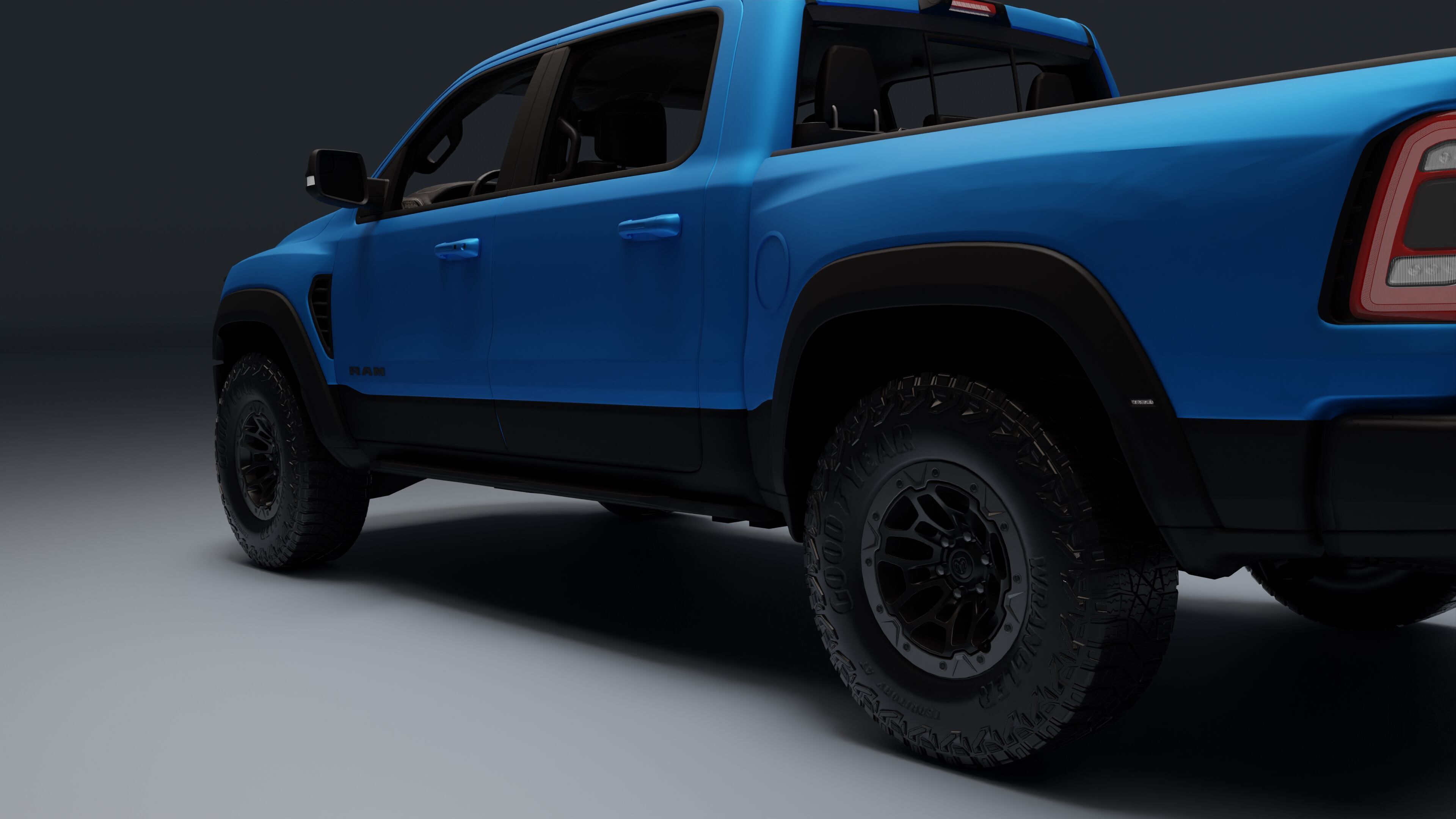Ram 1500 TRX Low-poly 3D model_19
