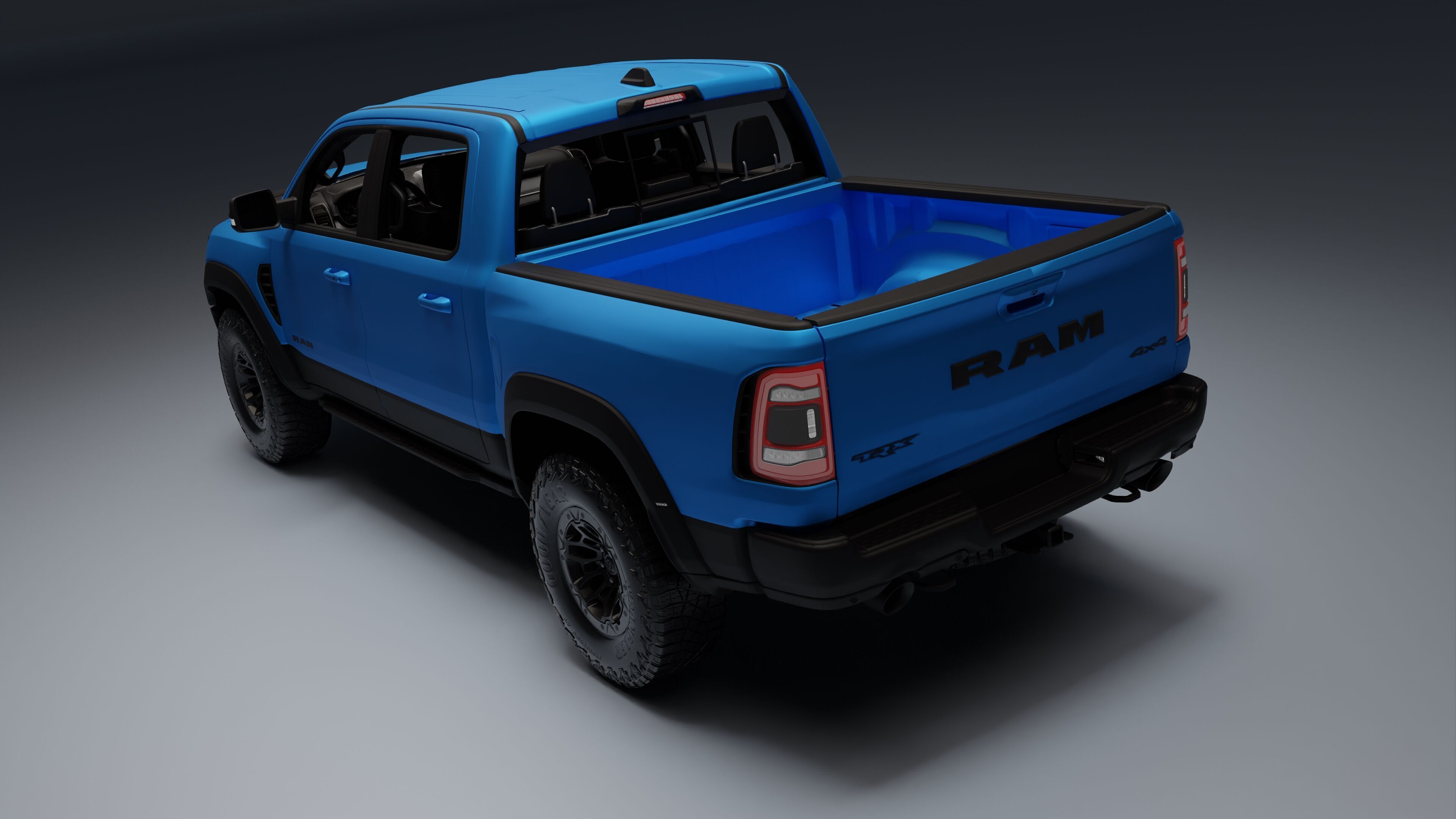 Ram 1500 TRX Low-poly 3D model_21