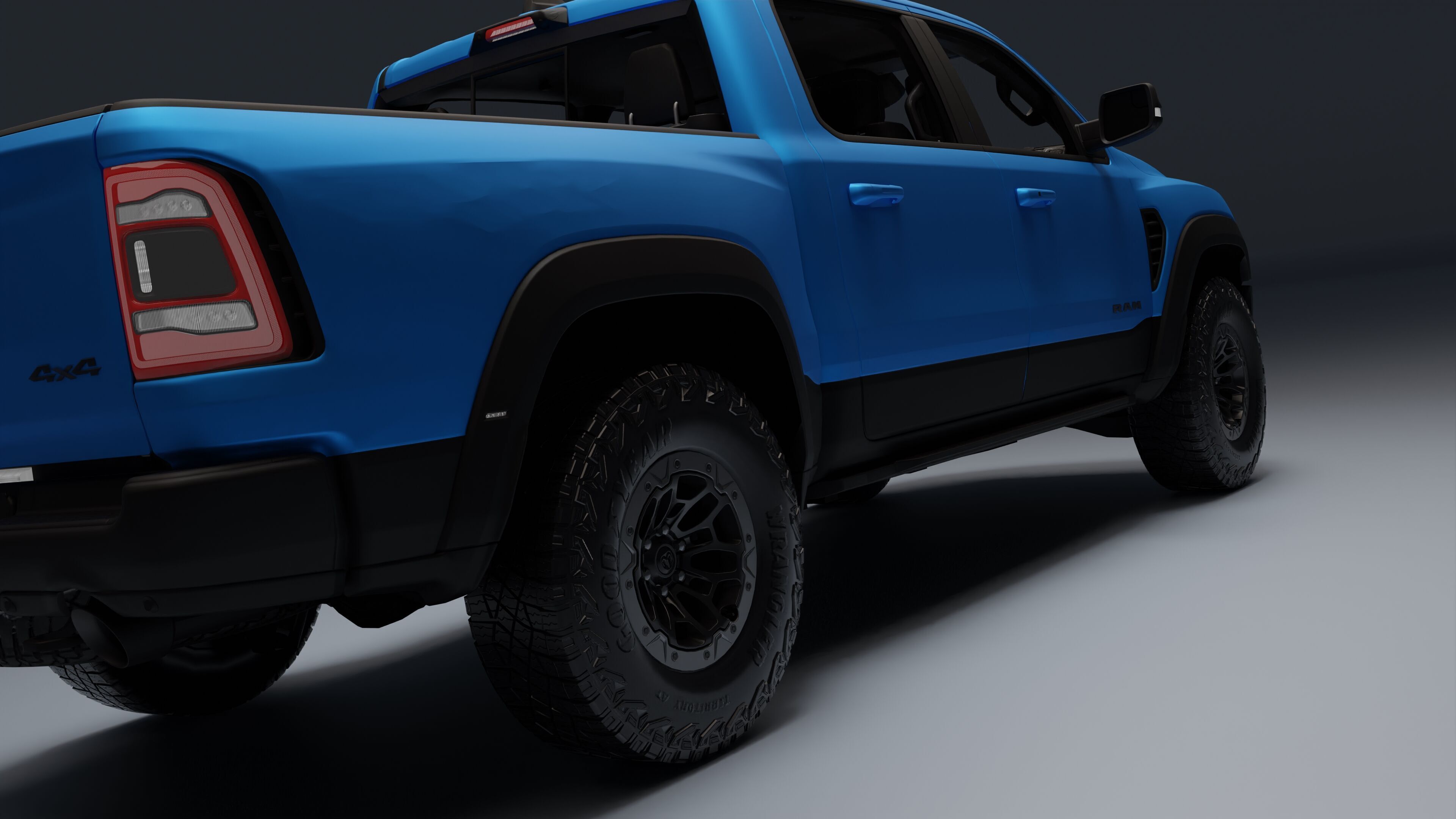 Ram 1500 TRX Low-poly 3D model_23