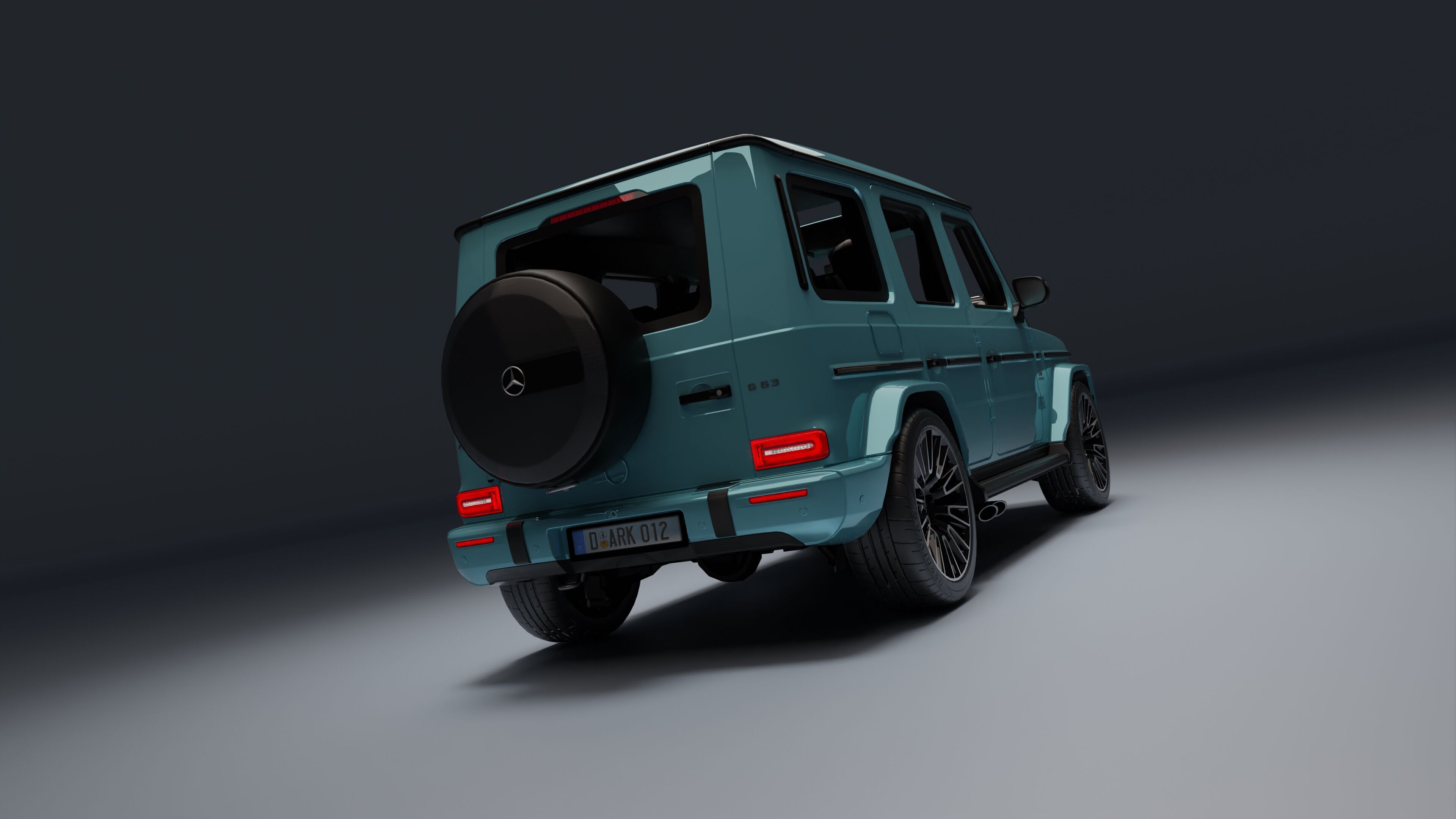 Mercedes-Benz AMG G 63 Low-poly 3D model_7
