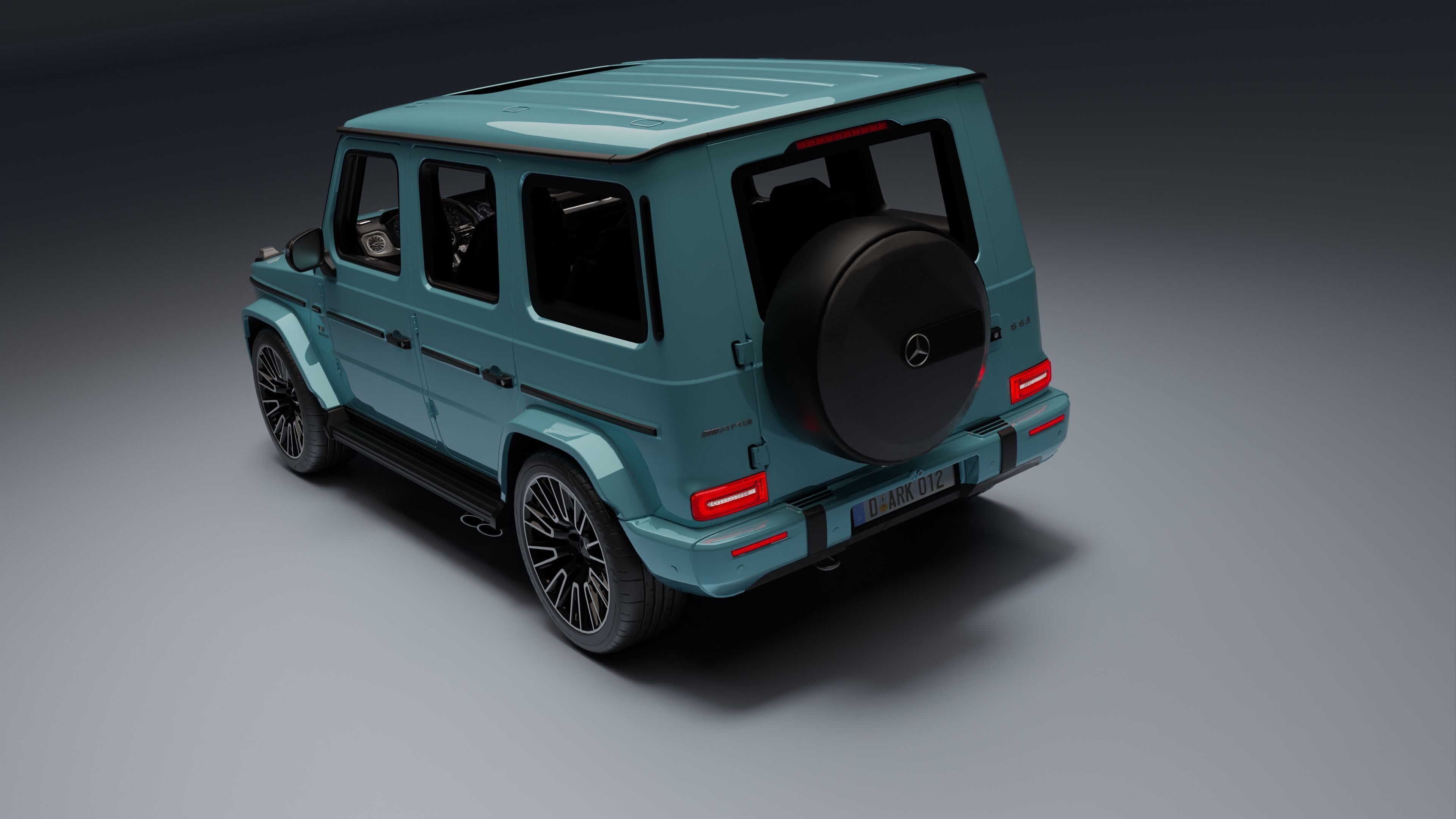 Mercedes-Benz AMG G 63 Low-poly 3D model_18