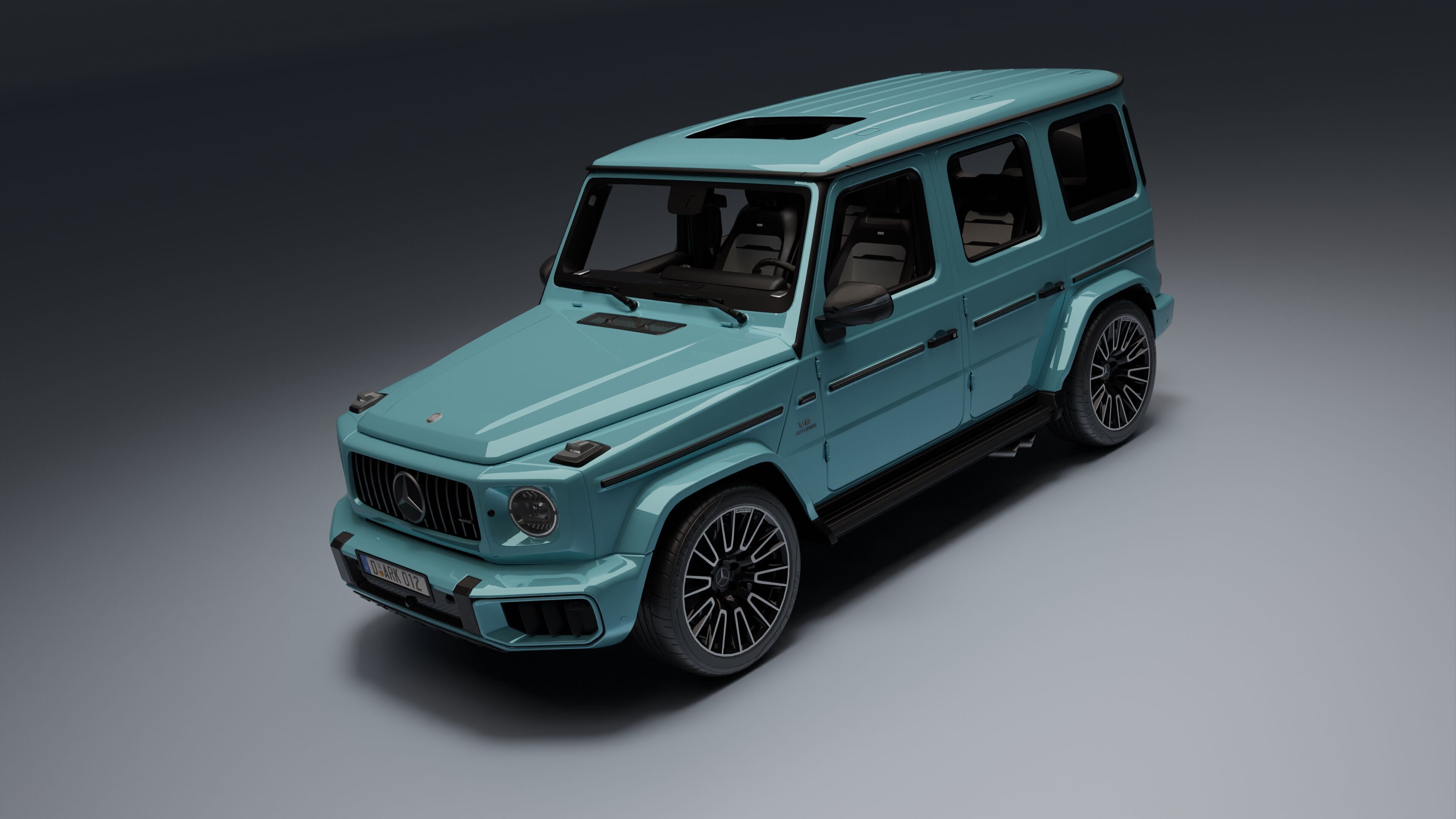Mercedes-Benz AMG G 63 Low-poly 3D model_2