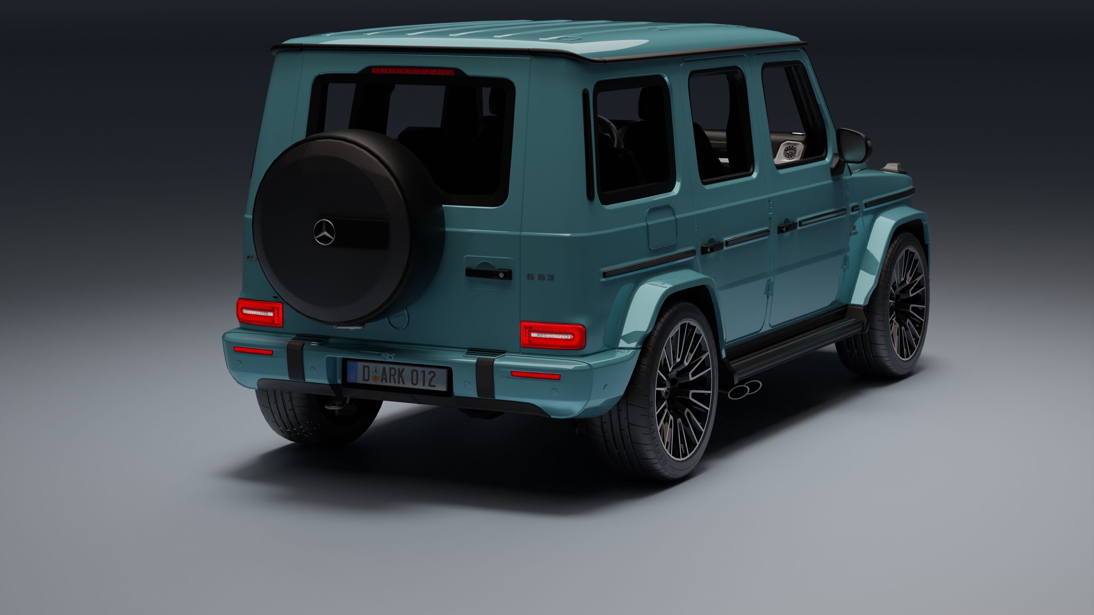 Mercedes-Benz AMG G 63 Low-poly 3D model_24
