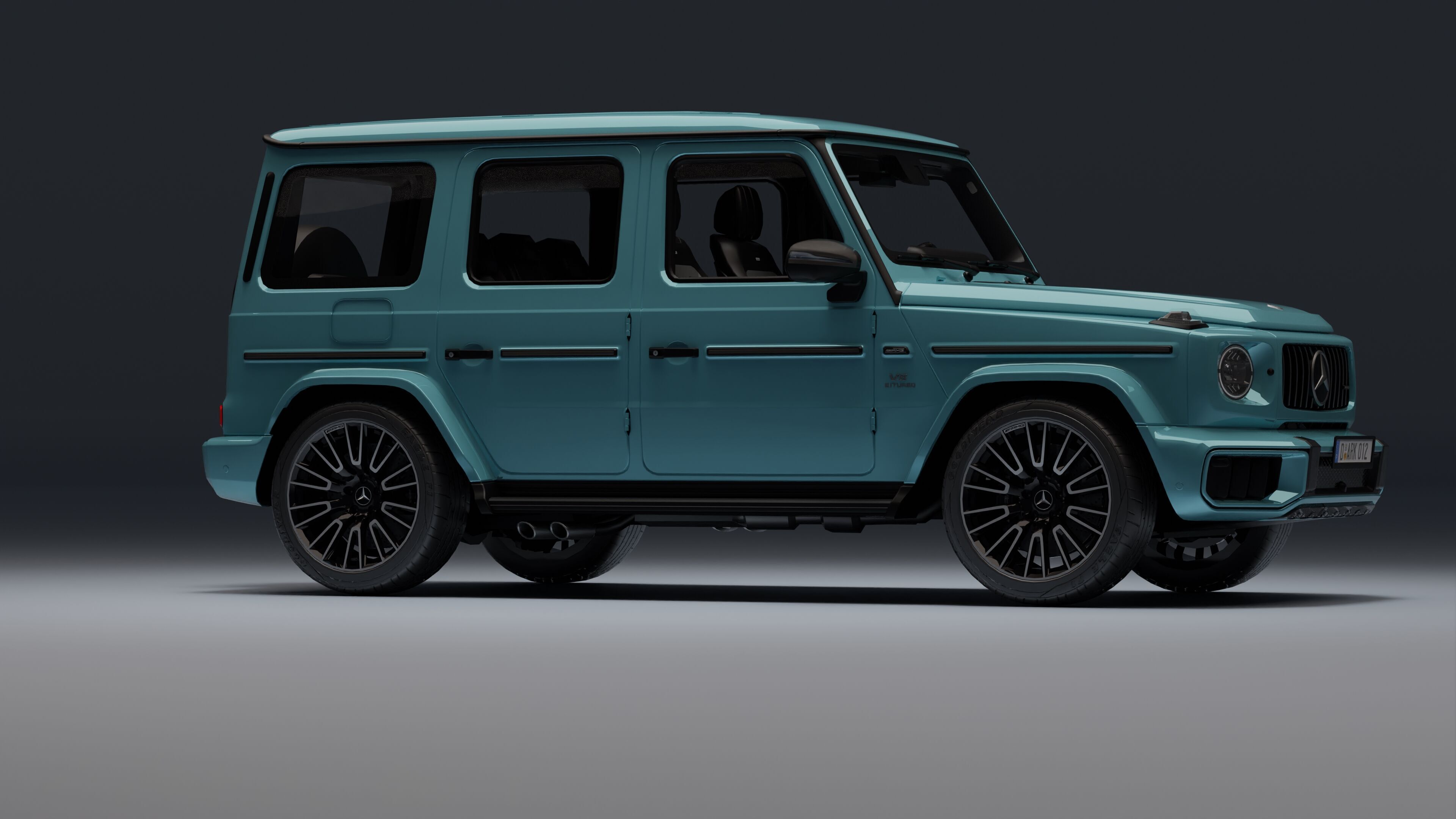 Mercedes-Benz AMG G 63 Low-poly 3D model_4