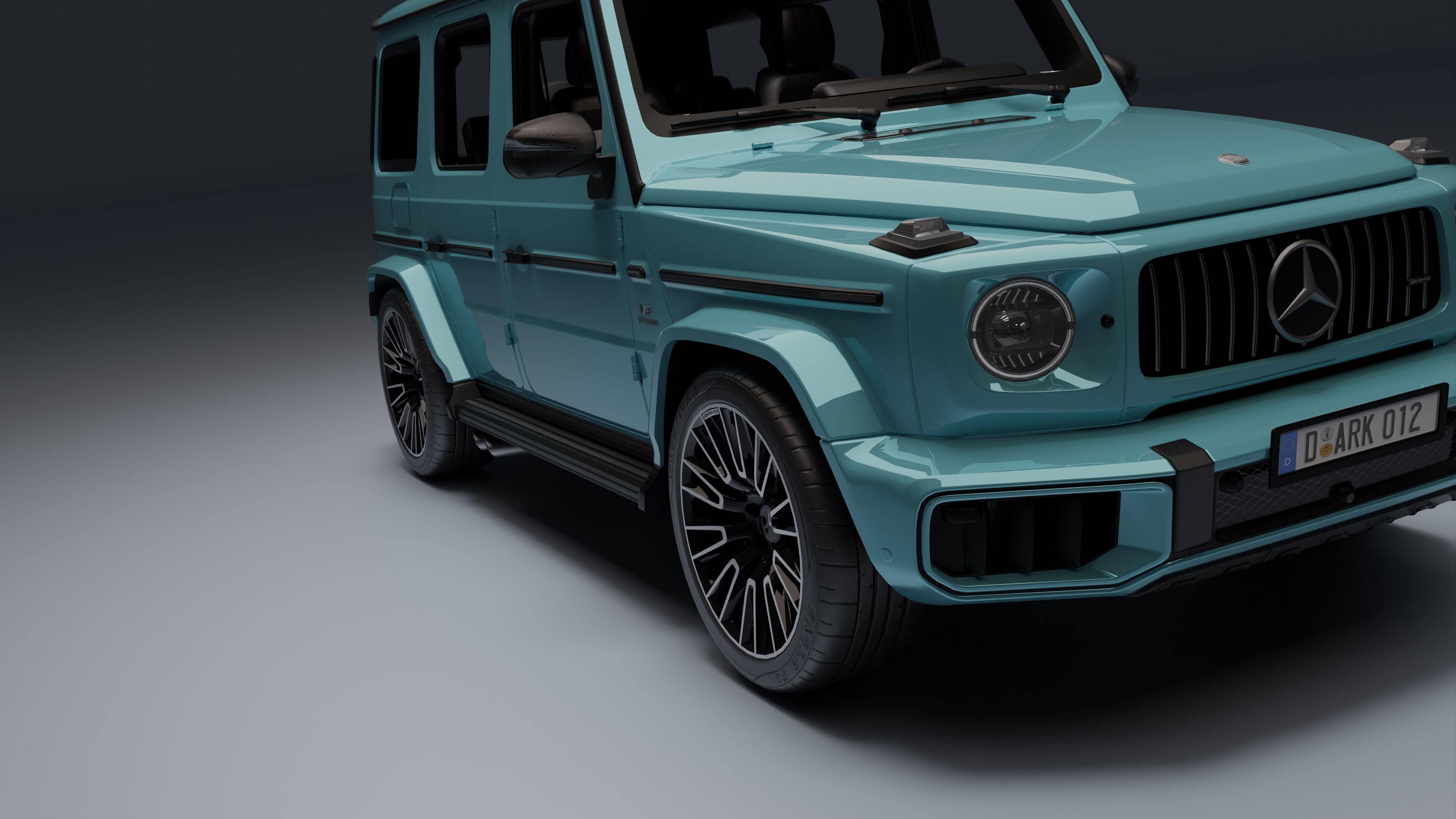 Mercedes-Benz AMG G 63 Low-poly 3D model_19