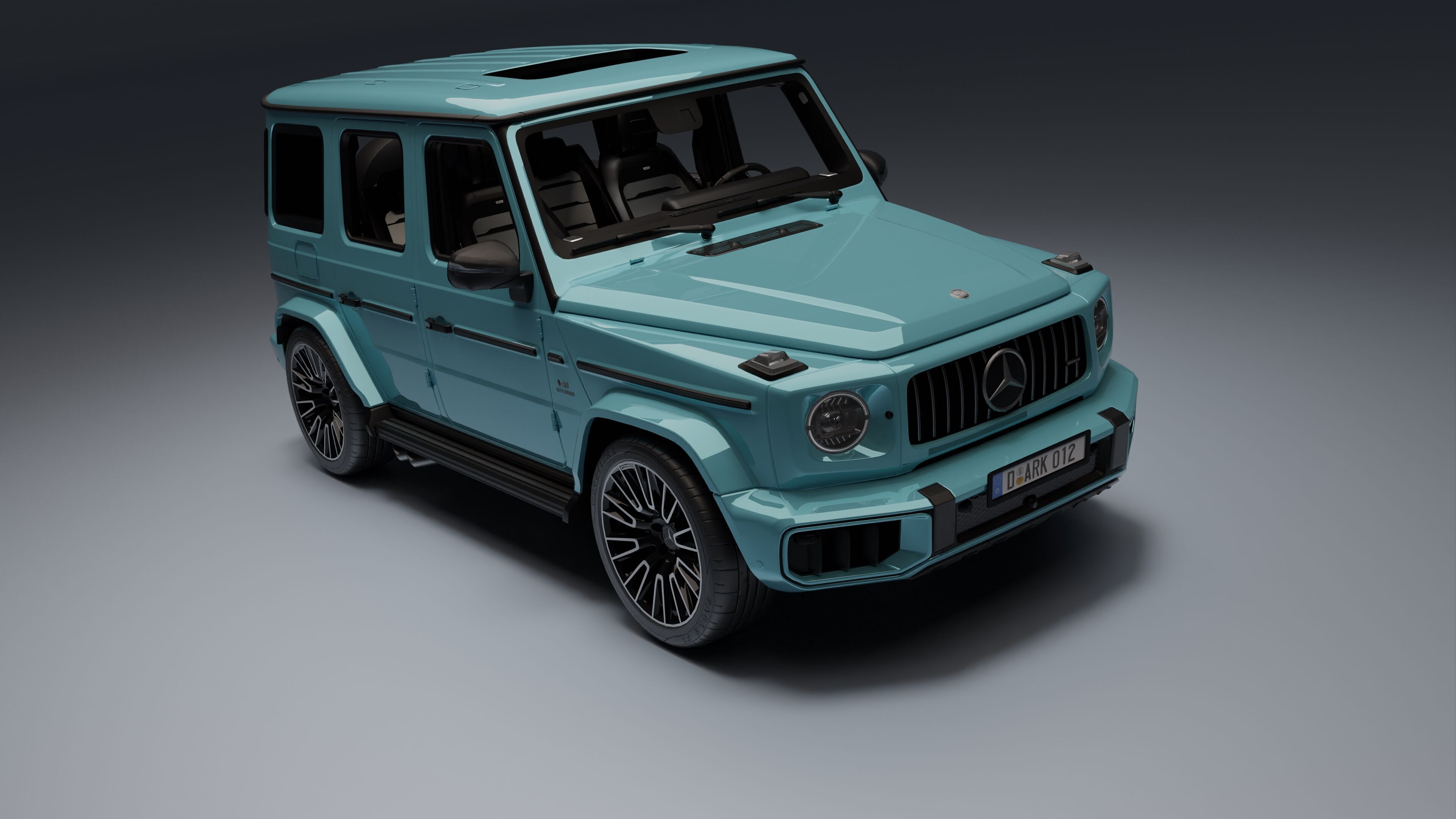Mercedes-Benz AMG G 63 Low-poly 3D model_15