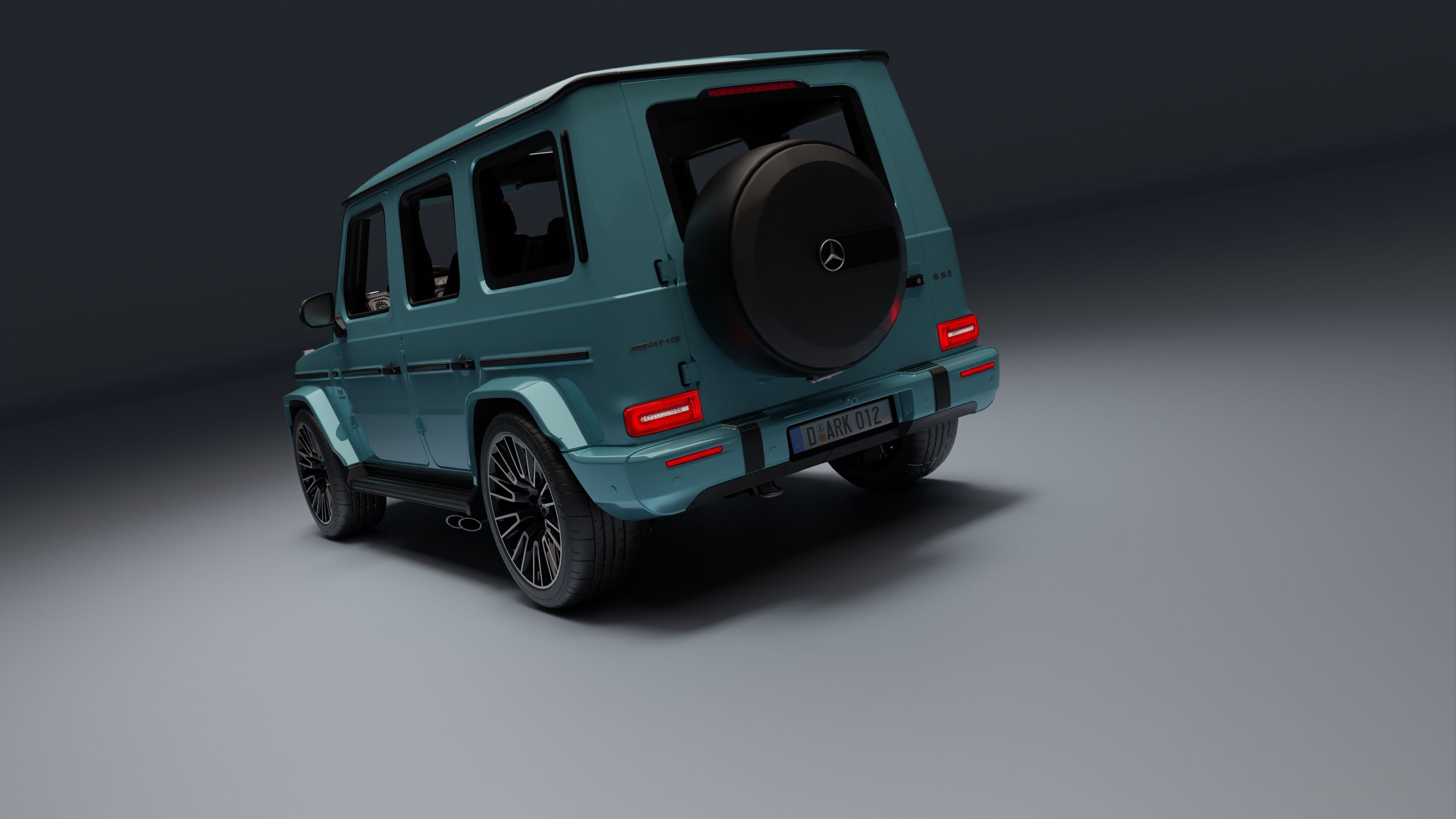 Mercedes-Benz AMG G 63 Low-poly 3D model_9