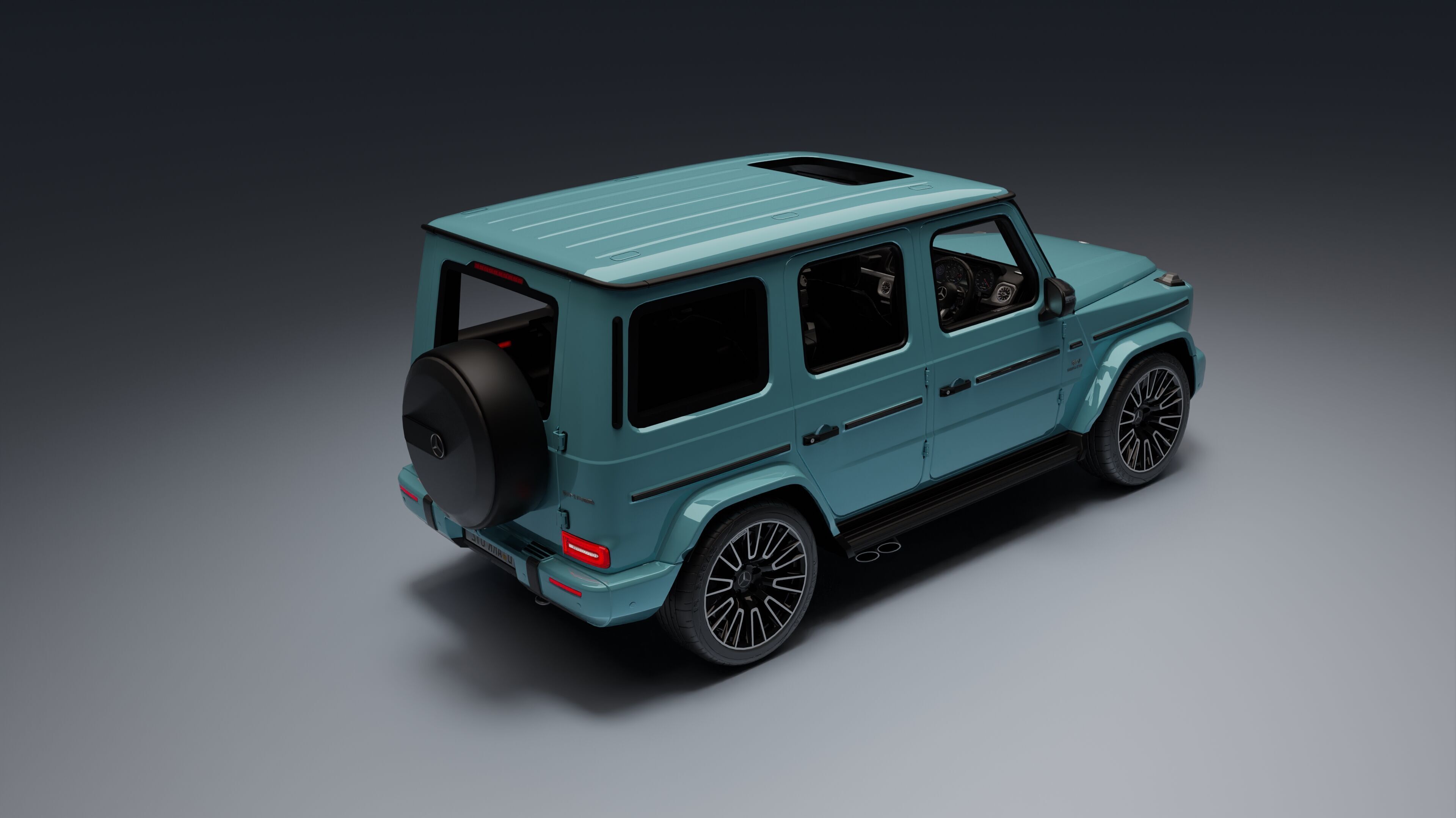 Mercedes-Benz AMG G 63 Low-poly 3D model_23