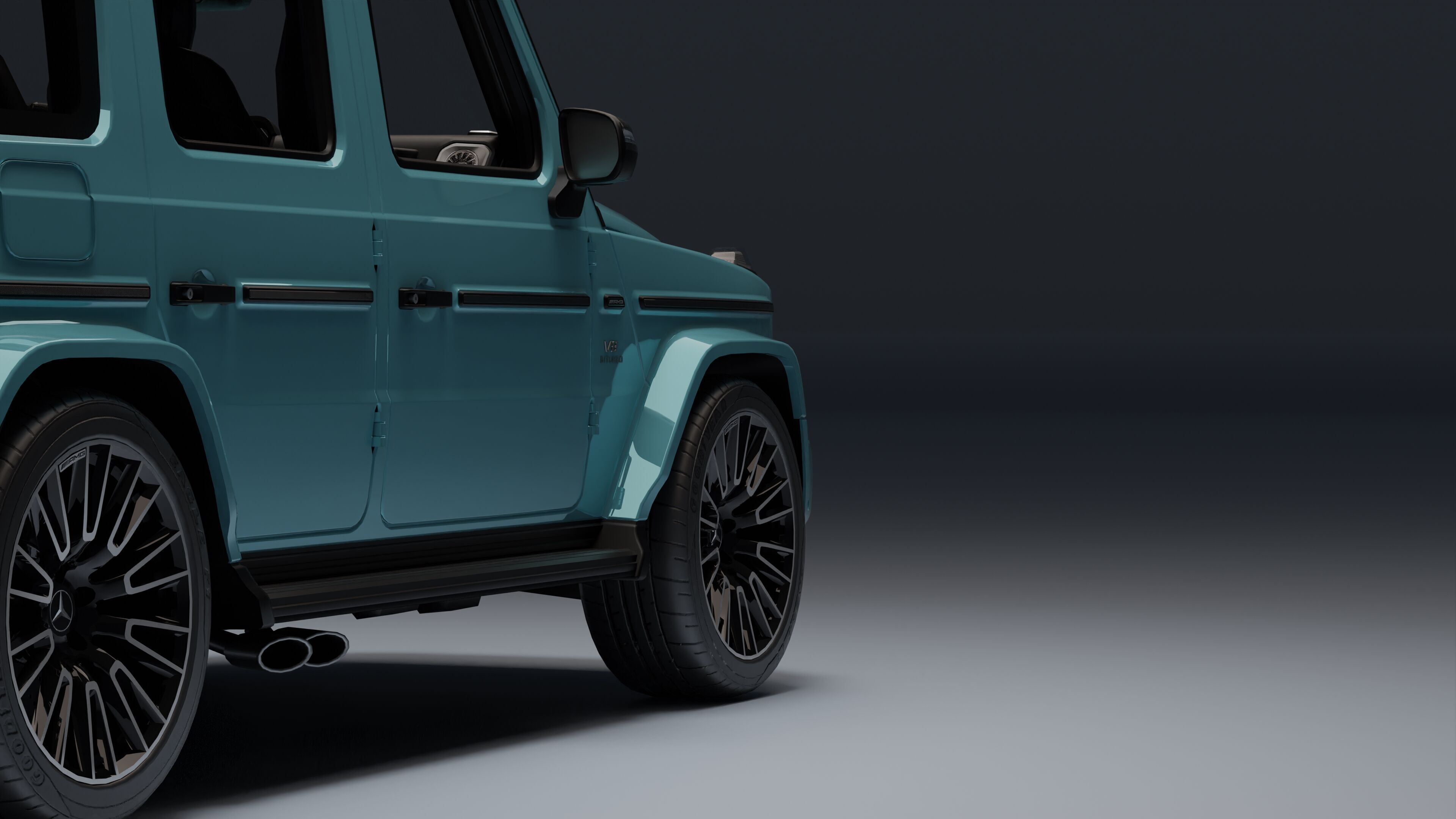 Mercedes-Benz AMG G 63 Low-poly 3D model_3