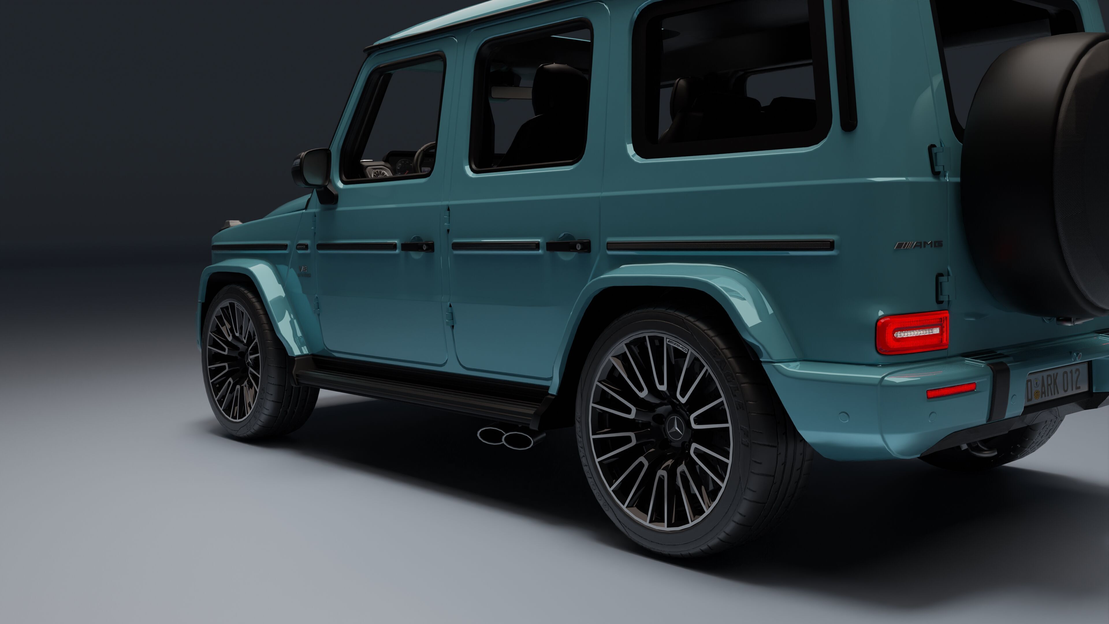 Mercedes-Benz AMG G 63 Low-poly 3D model_26