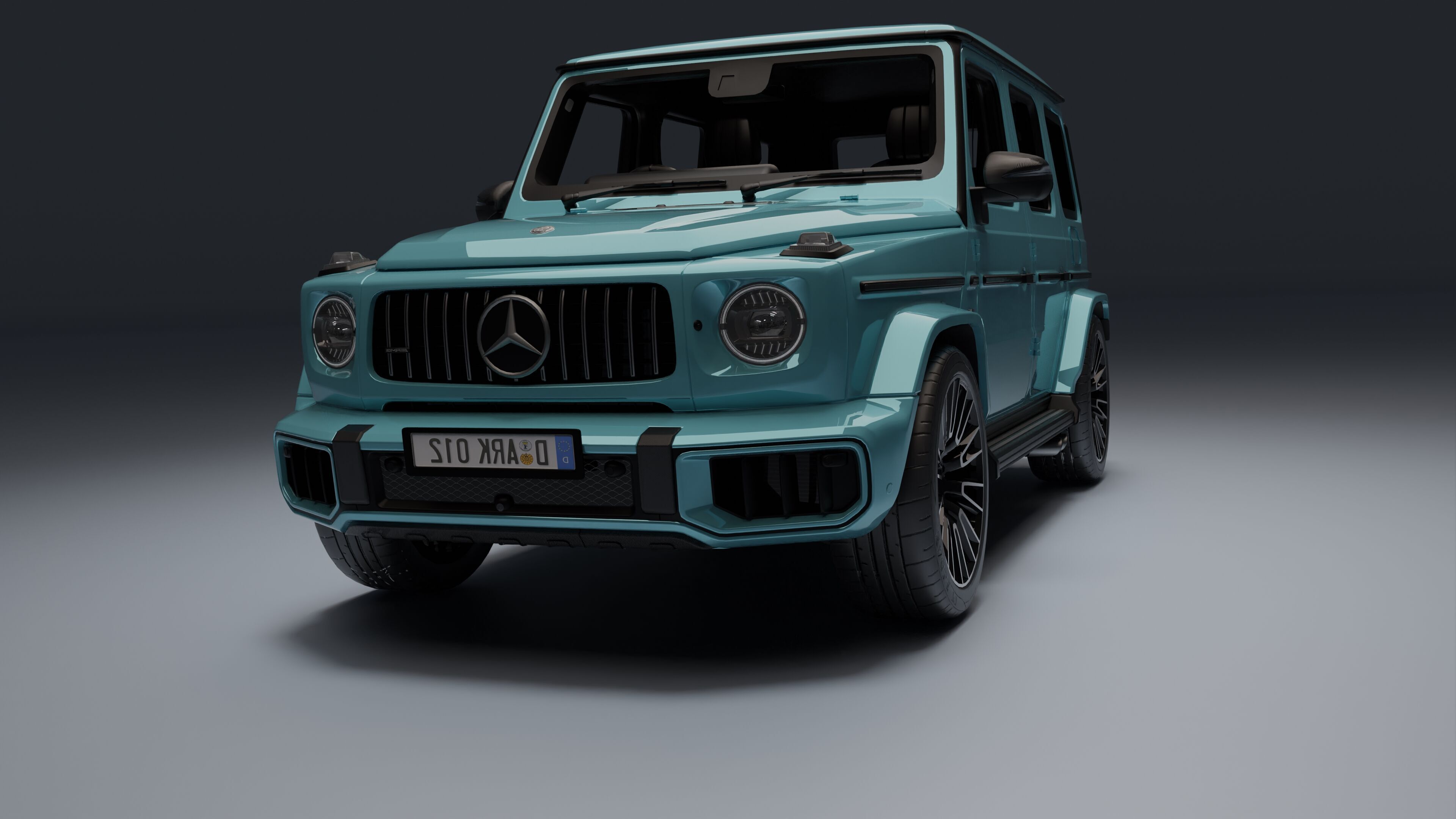 Mercedes-Benz AMG G 63 Low-poly 3D model_1