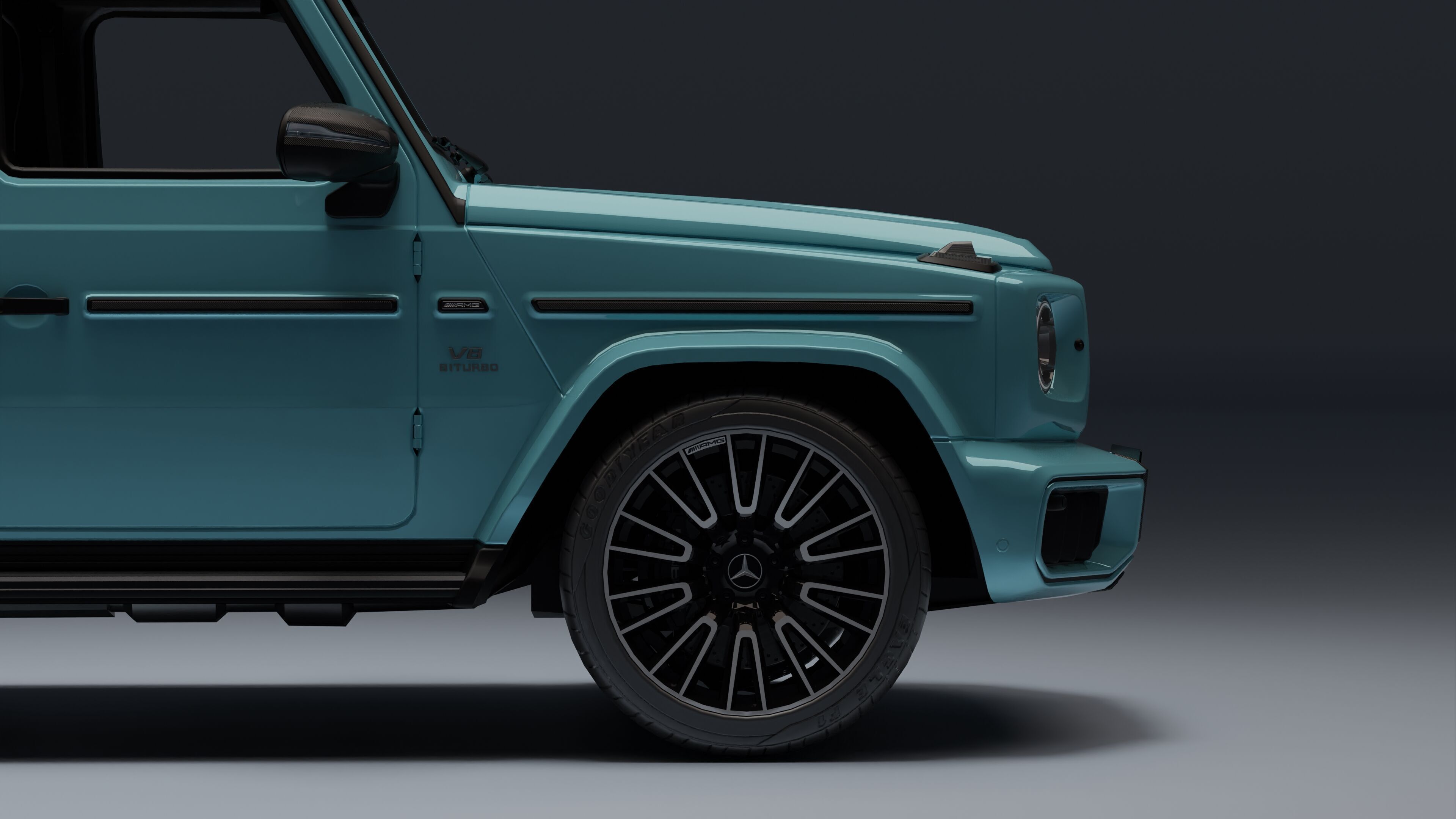 Mercedes-Benz AMG G 63 Low-poly 3D model_5