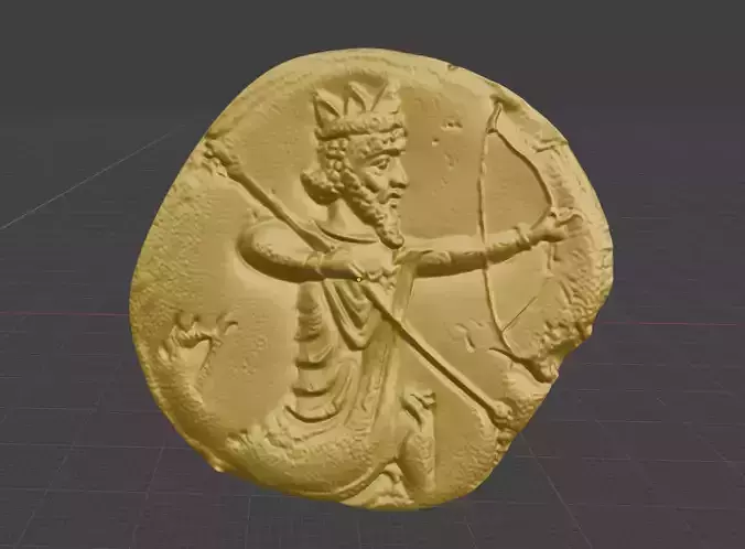 Siglos of Darius the Great 3D print model