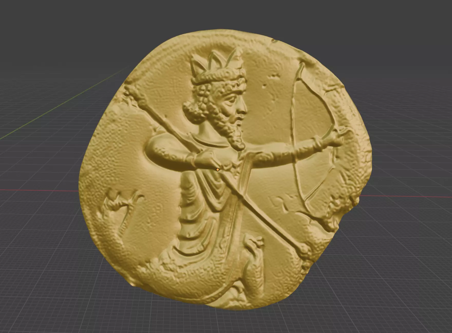 Siglos of Darius the Great 3D print model_0