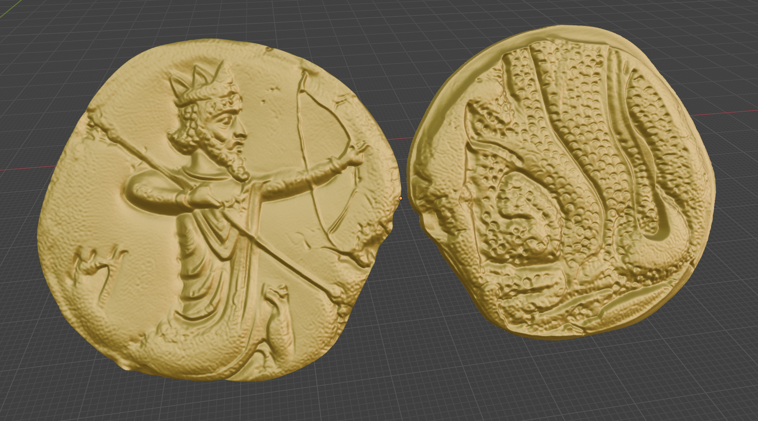 Siglos of Darius the Great 3D print model_1