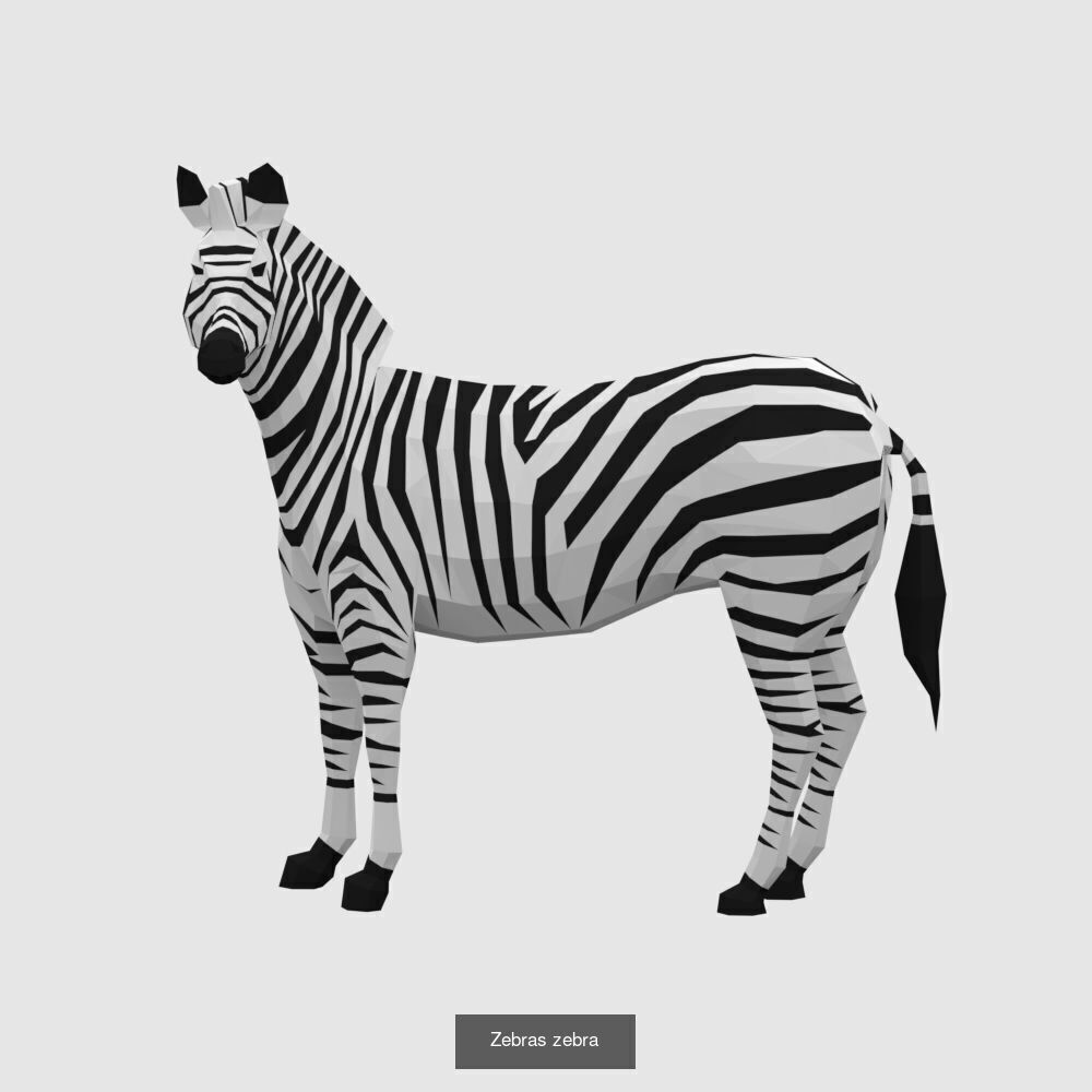 Low Poly Animals Compilation 3D Model Collection_8