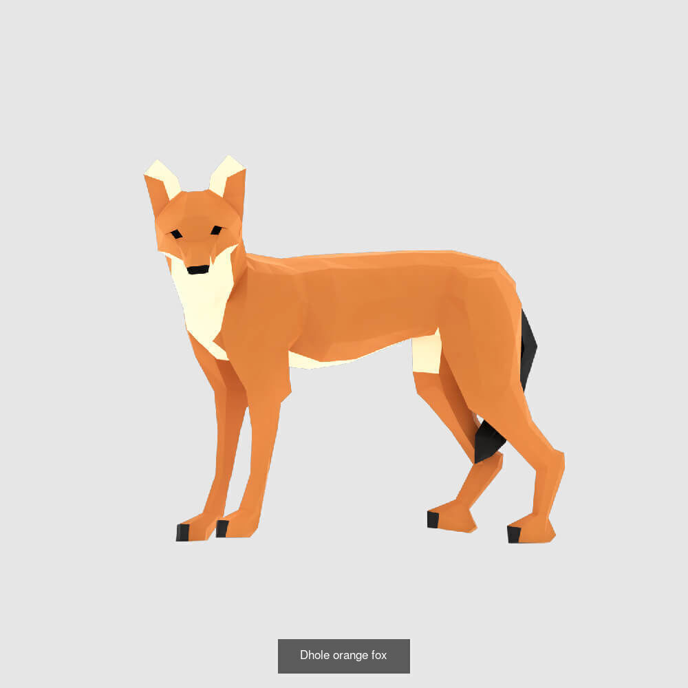 Low Poly Animals Compilation 3D Model Collection_22