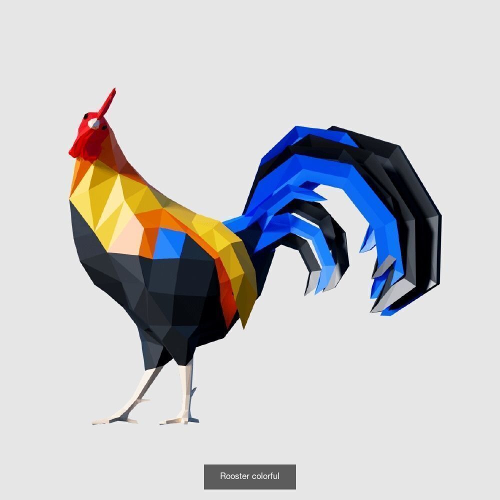 Low Poly Animals Compilation 3D Model Collection_48