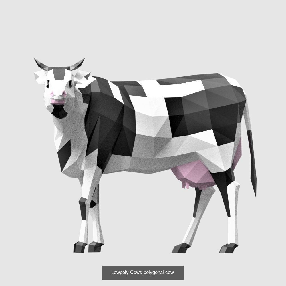 Low Poly Animals Compilation 3D Model Collection_31