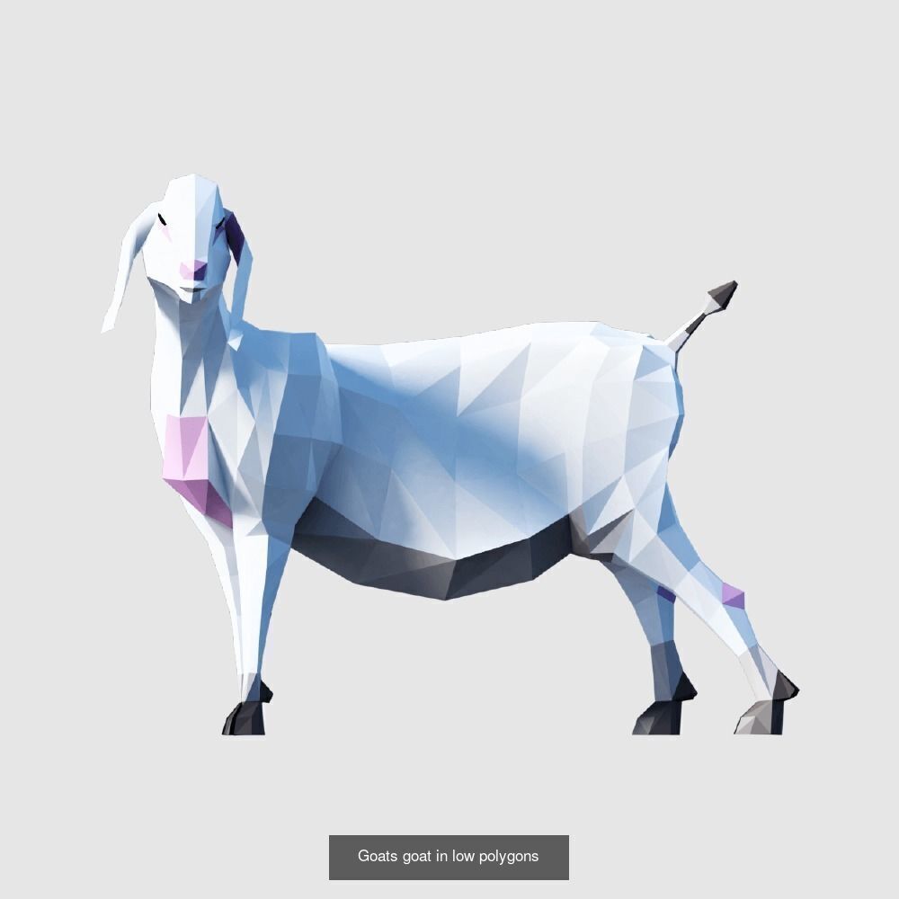 Low Poly Animals Compilation 3D Model Collection_42