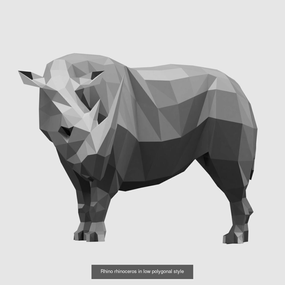 Low Poly Animals Compilation 3D Model Collection_30