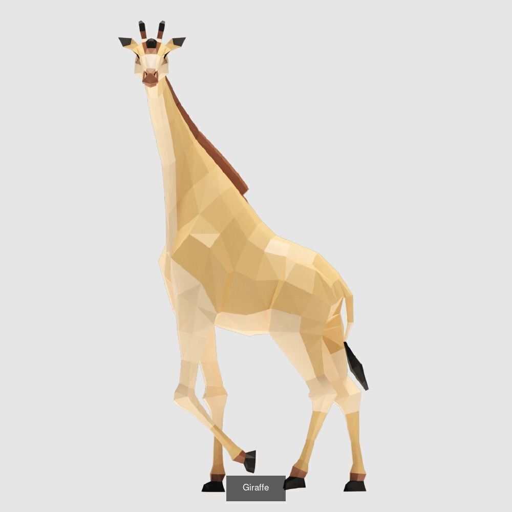 Low Poly Animals Compilation 3D Model Collection_37
