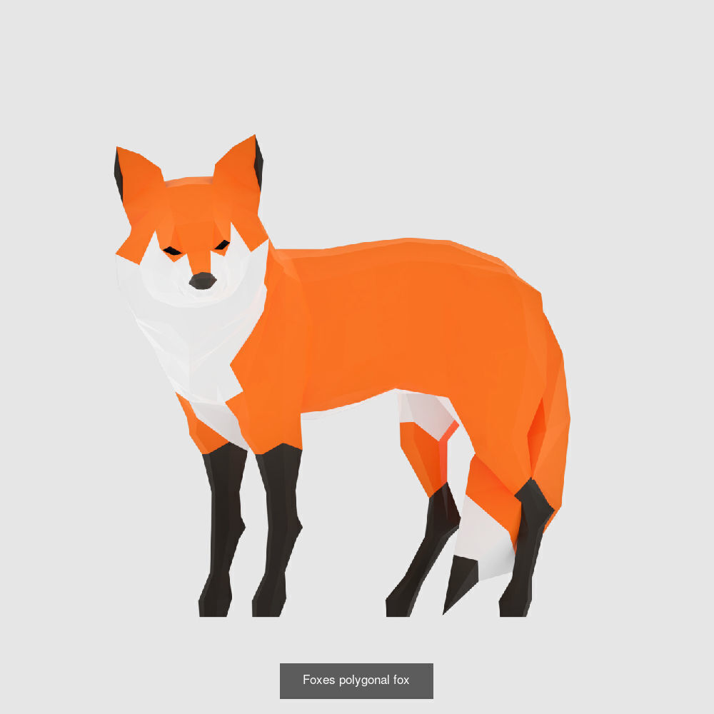 Low Poly Animals Compilation 3D Model Collection_17