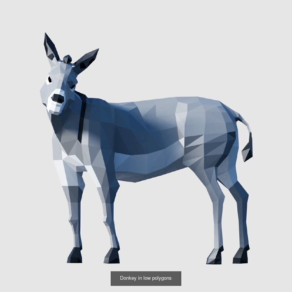 Low Poly Animals Compilation 3D Model Collection_36
