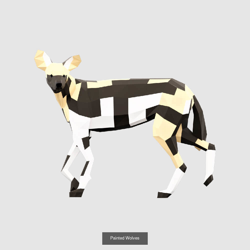 Low Poly Animals Compilation 3D Model Collection_11