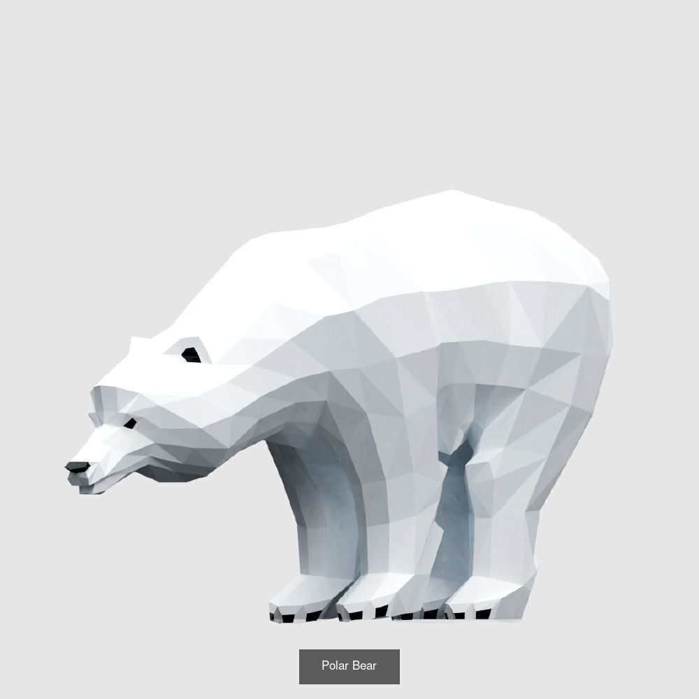 Low Poly Animals Compilation 3D Model Collection_26
