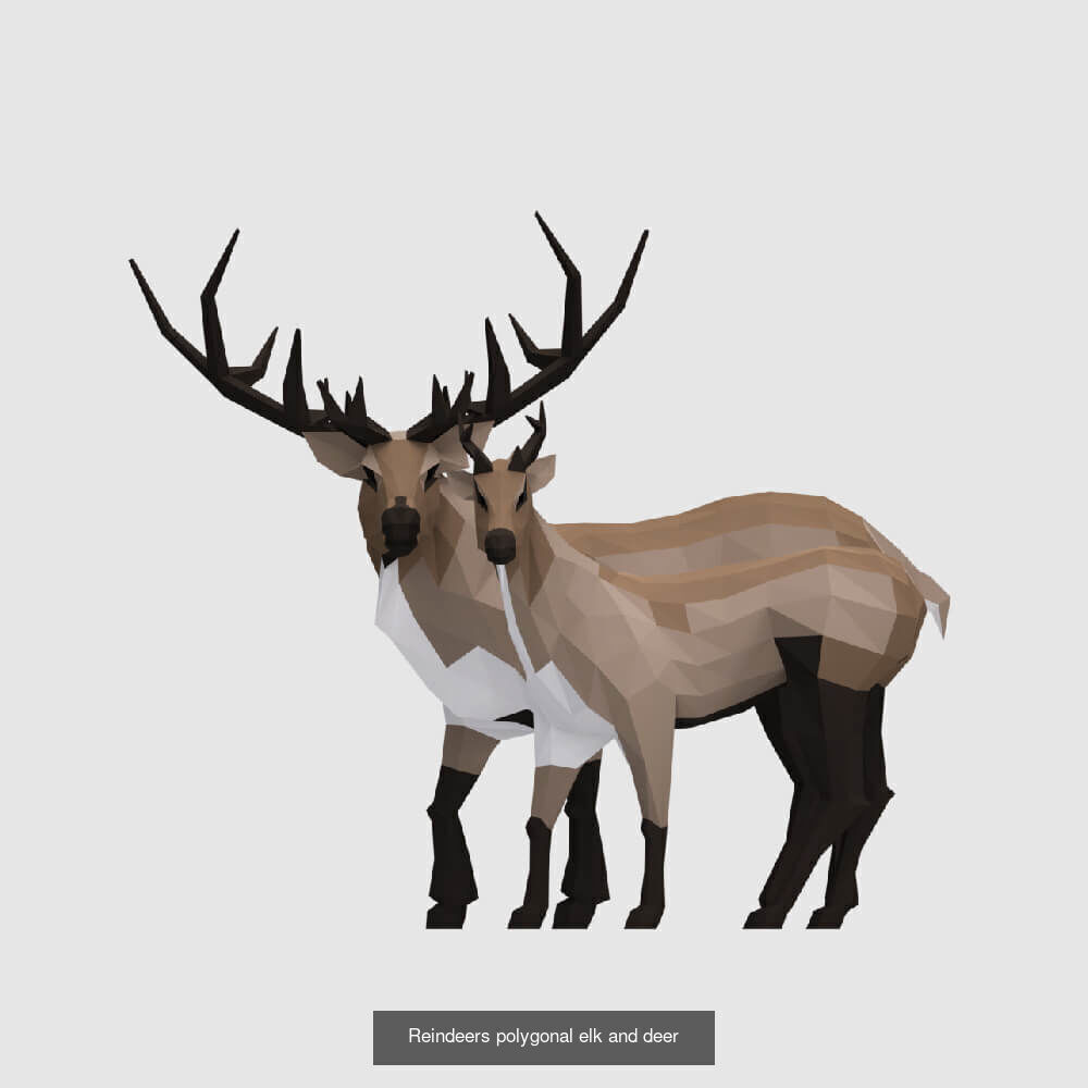 Low Poly Animals Compilation 3D Model Collection_10