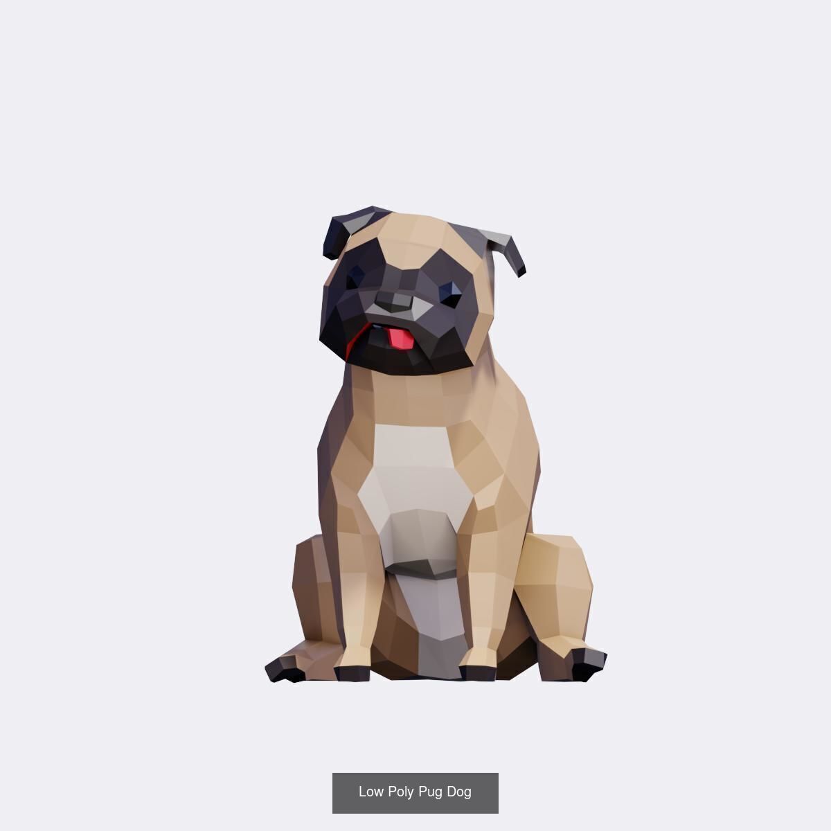 Low Poly Animals Compilation 3D Model Collection_54