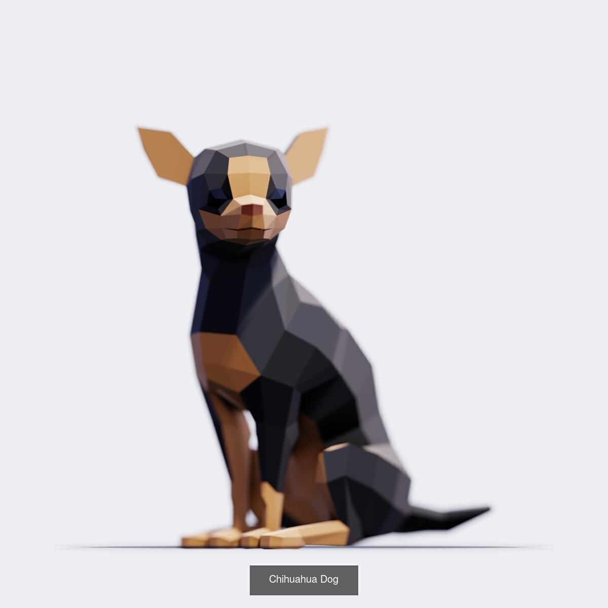 Low Poly Animals Compilation 3D Model Collection_56