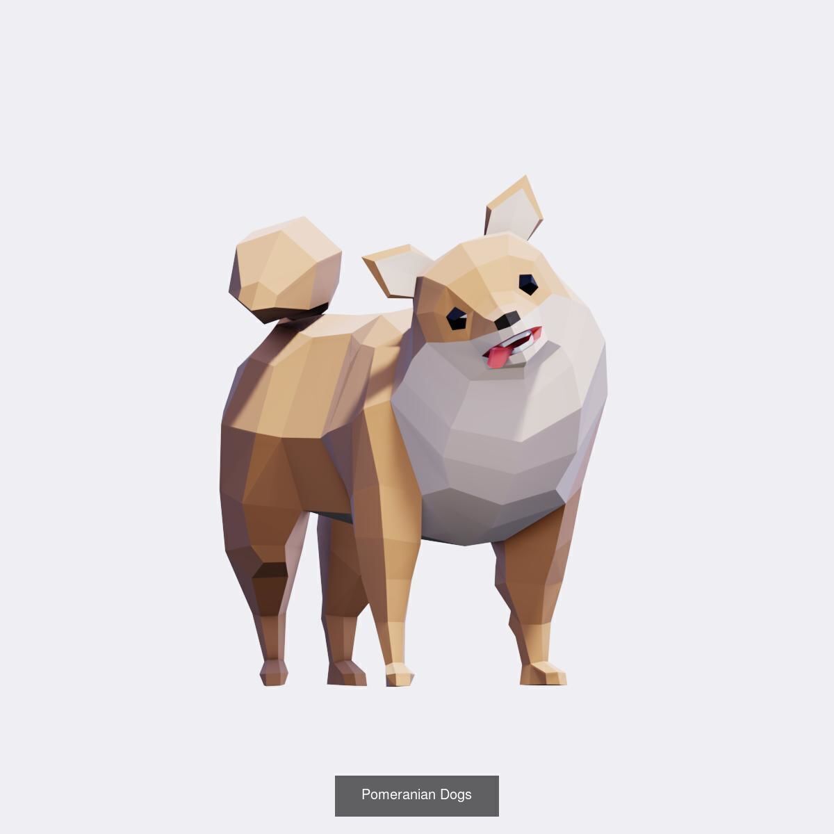 Low Poly Animals Compilation 3D Model Collection_59