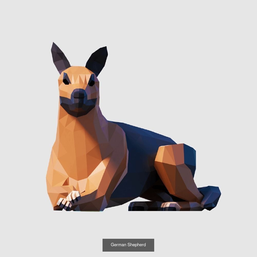 Low Poly Animals Compilation 3D Model Collection_47