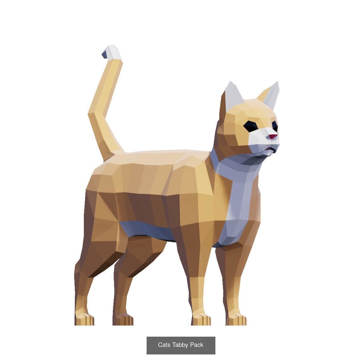 Low Poly Animals Compilation 3D Model Collection_24