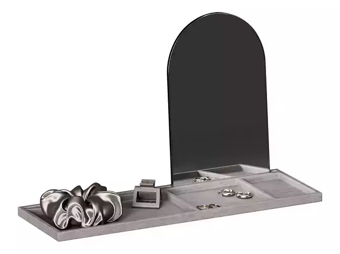 Decorative set with beauty accessories