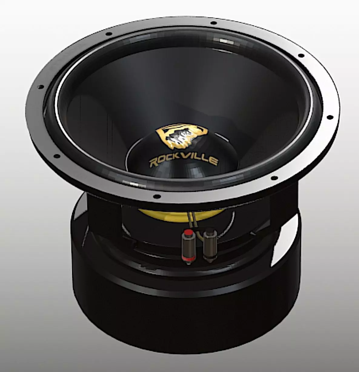 Rockville W15K9D2 Subwoofer - High Poly Free 3D model