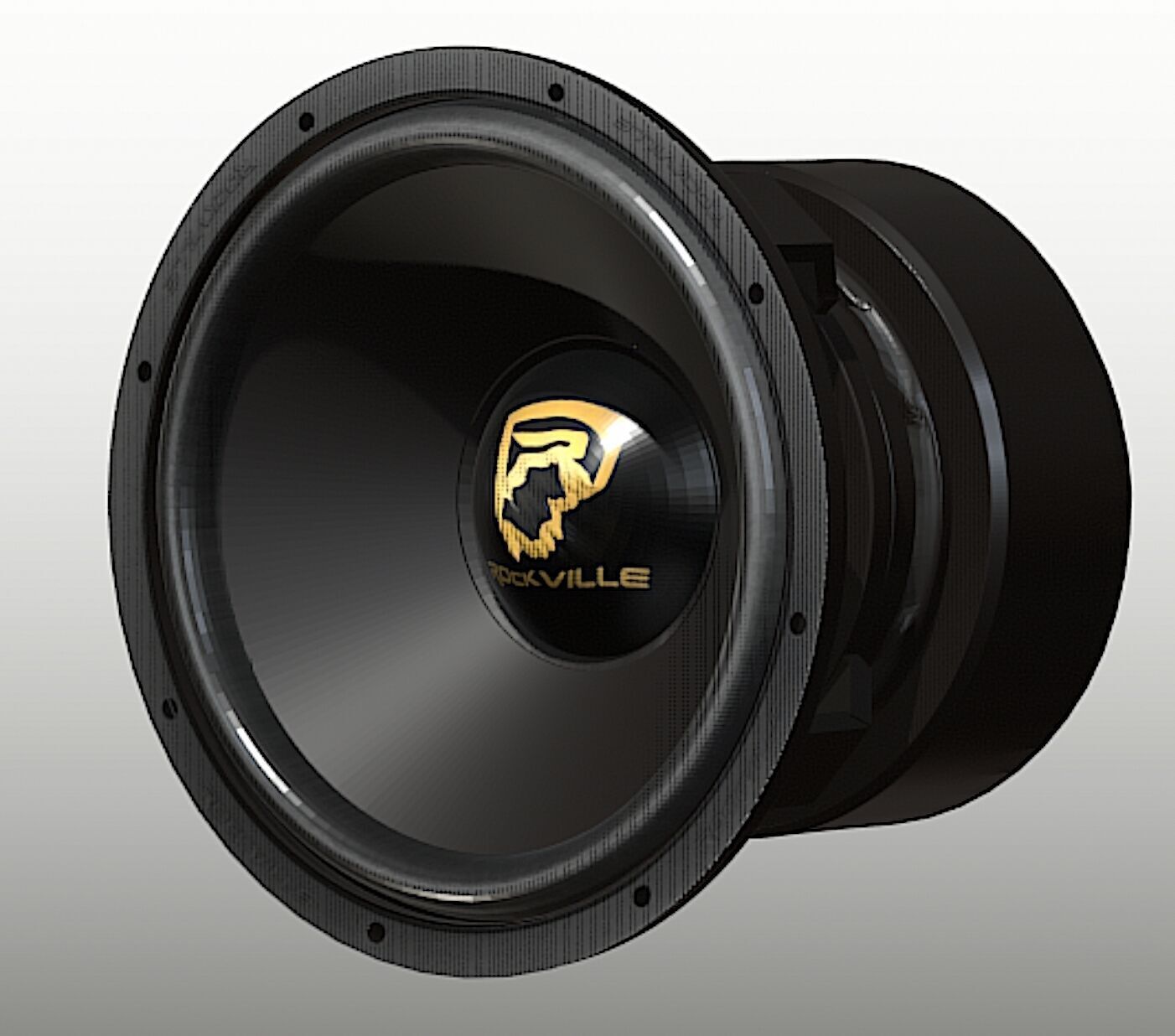 Rockville W15K9D2 Subwoofer - High Poly 3D Model Free 3D model_4
