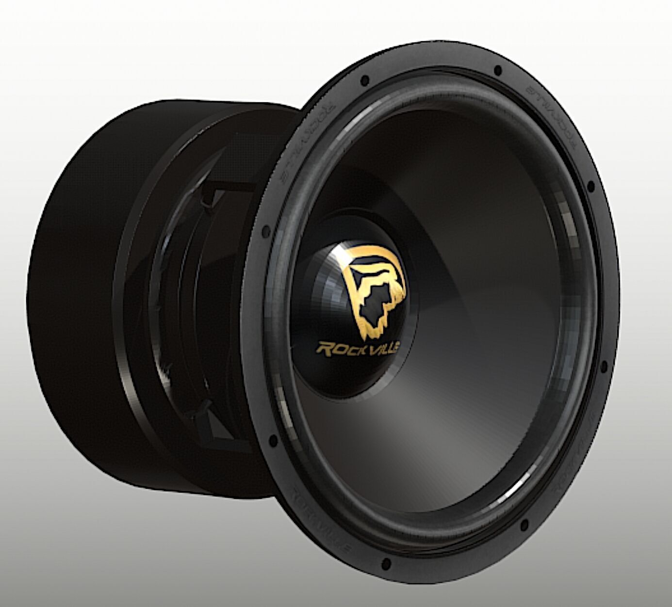 Rockville W15K9D2 Subwoofer - High Poly 3D Model Free 3D model_5