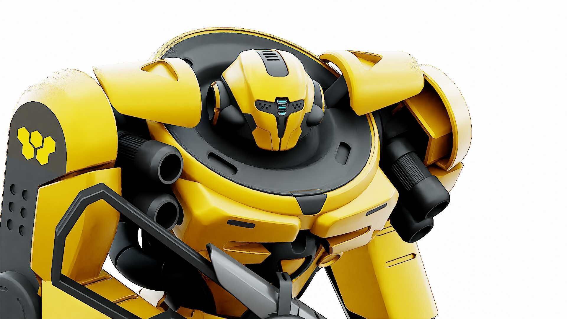 DOOM FIGHTER V-5  Rigged for Unreal Engine - Unity - MIXAMO 3D model_25