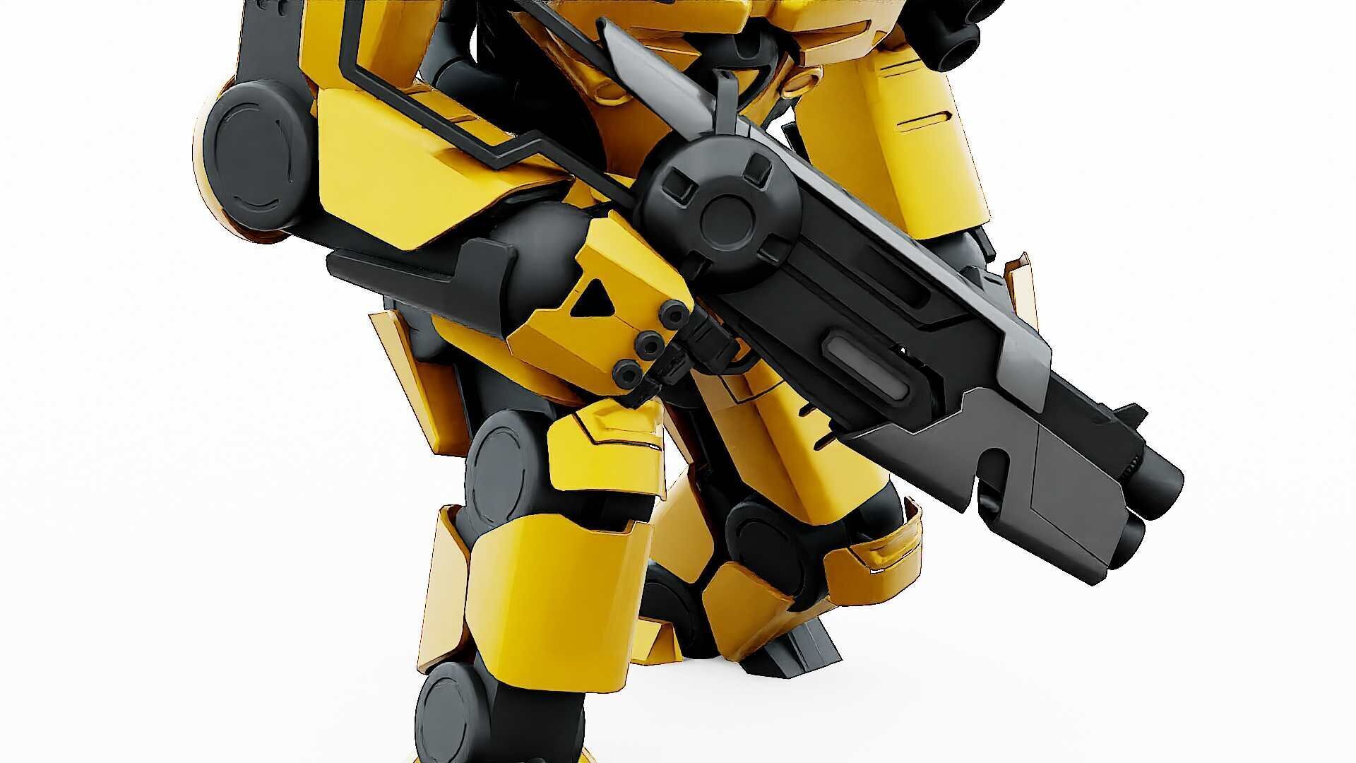 DOOM FIGHTER V-5  Rigged for Unreal Engine - Unity - MIXAMO 3D model_26